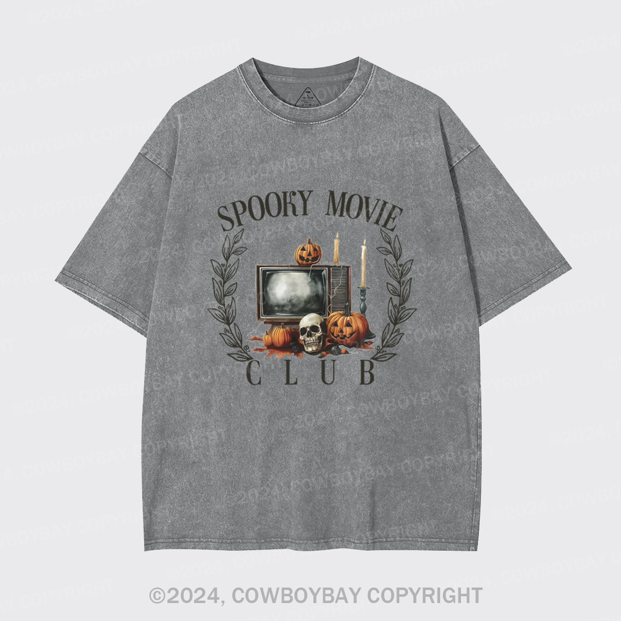 Spooky Movie Club Garment-dye Tees