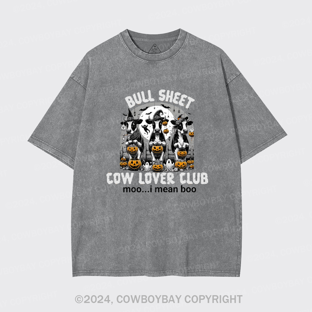 Bull Sheet Halloween Garment-dye Tees