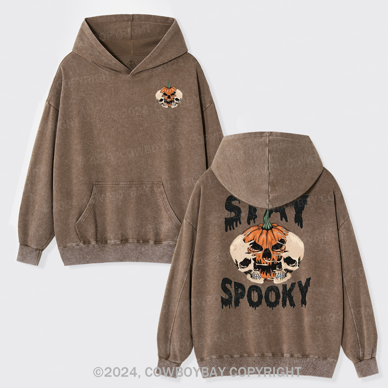 Stay Spooky Garment-Dye Hoodies