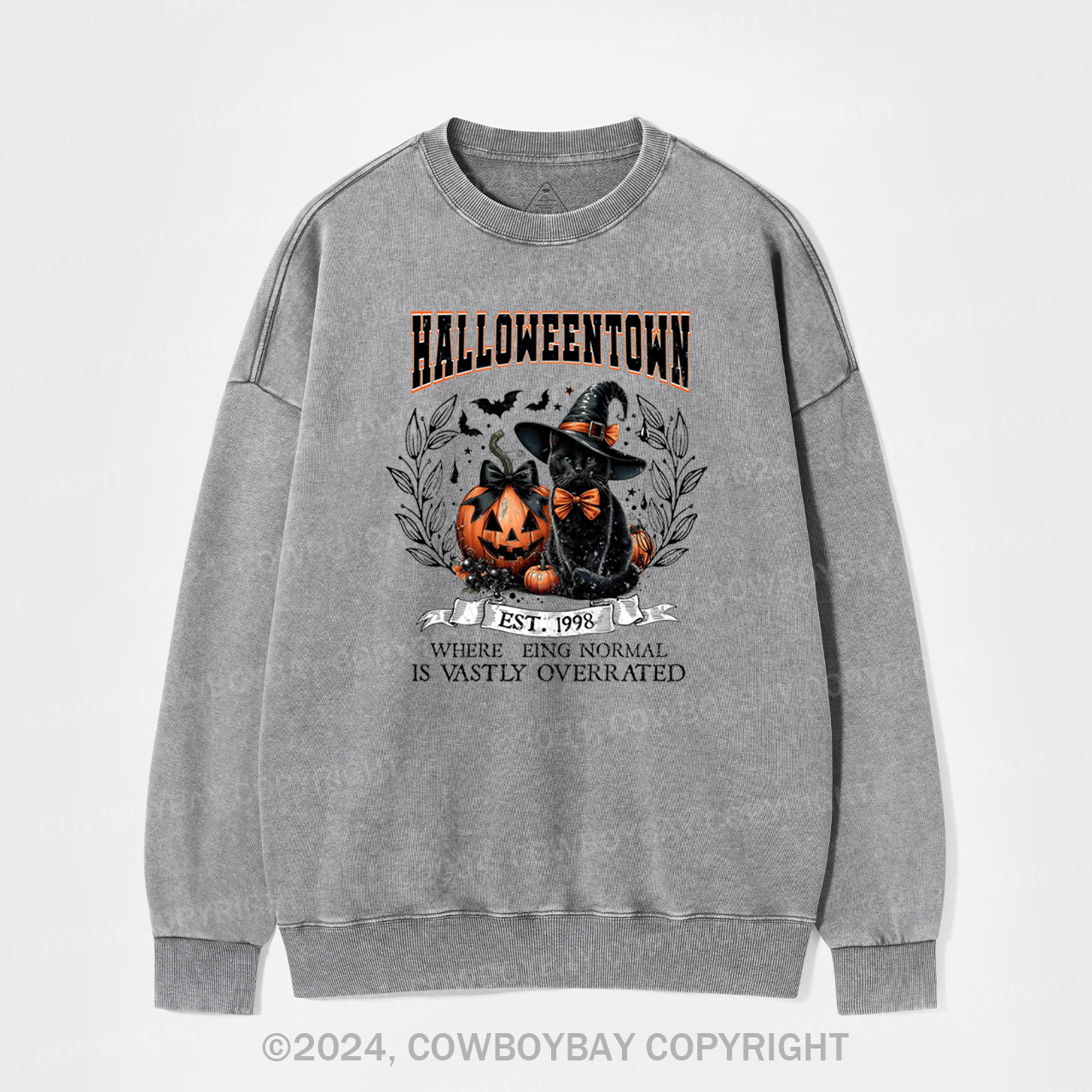 Where Being Normal Is Vastly Overrated Washed Sweatshirts