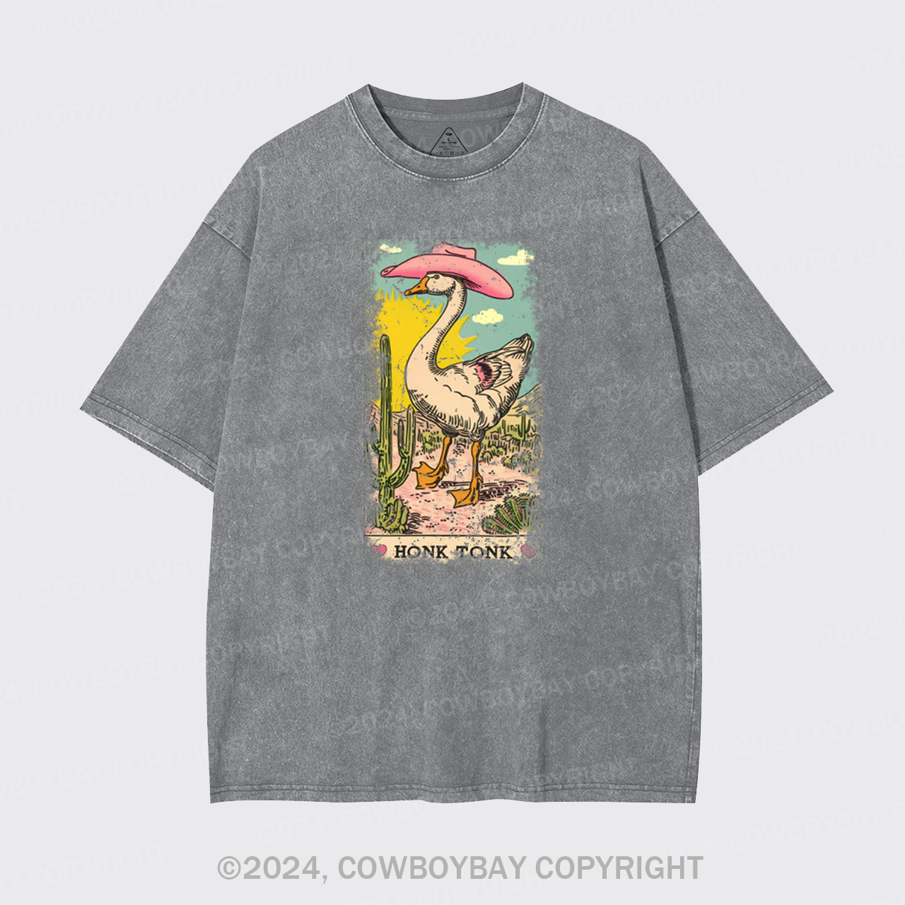 Honk Tonk Goose Tarot Garment-dye Tees