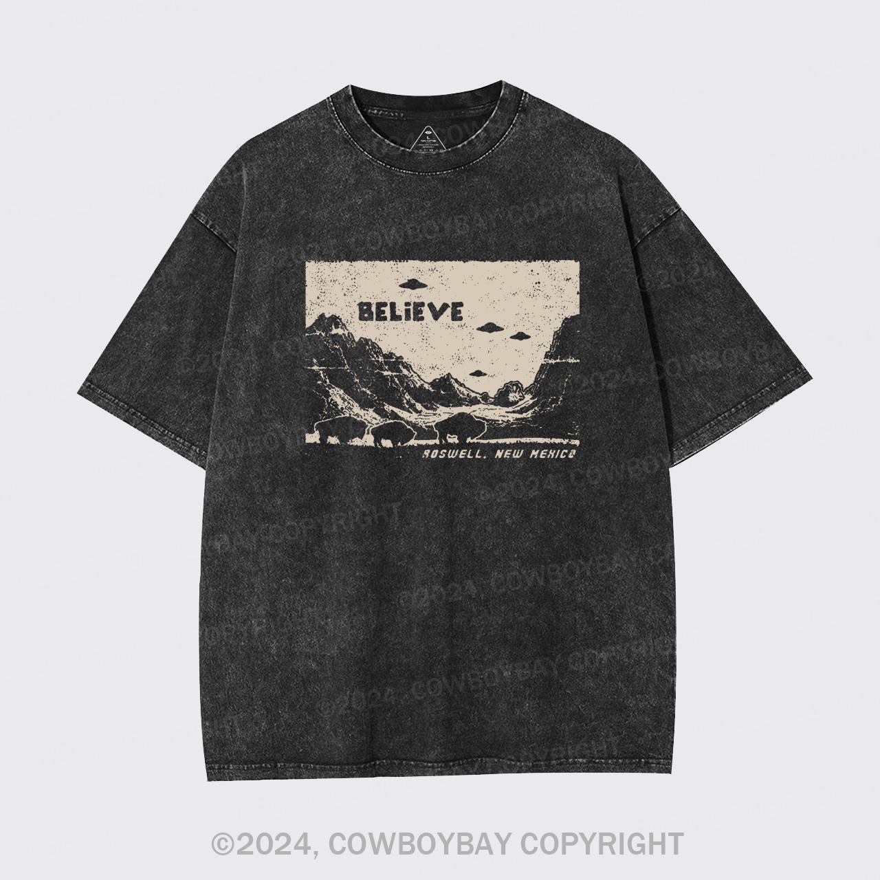 Roswell,New Mexico Garment-dye Tees