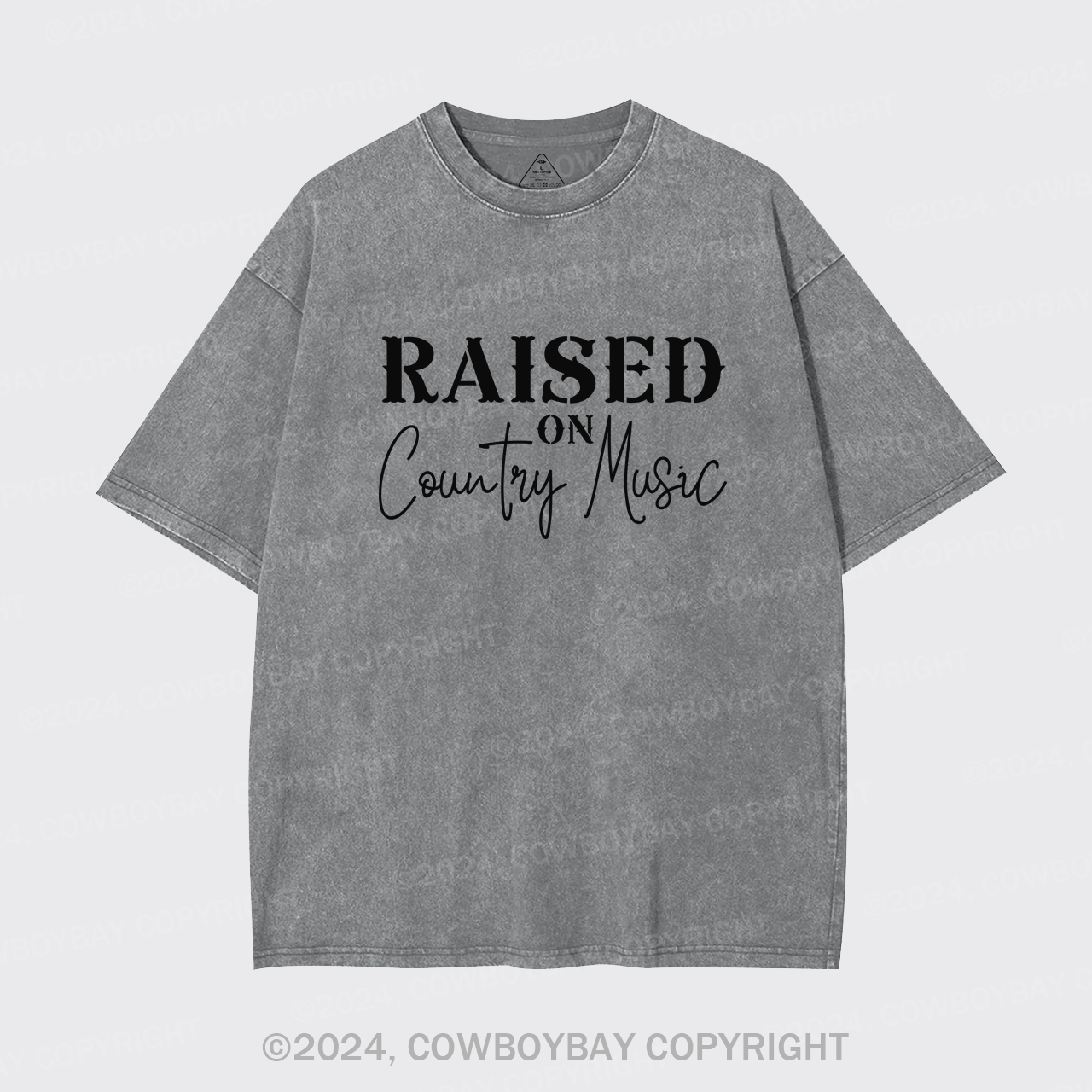 Raised on Country Music Garment-dye Tees