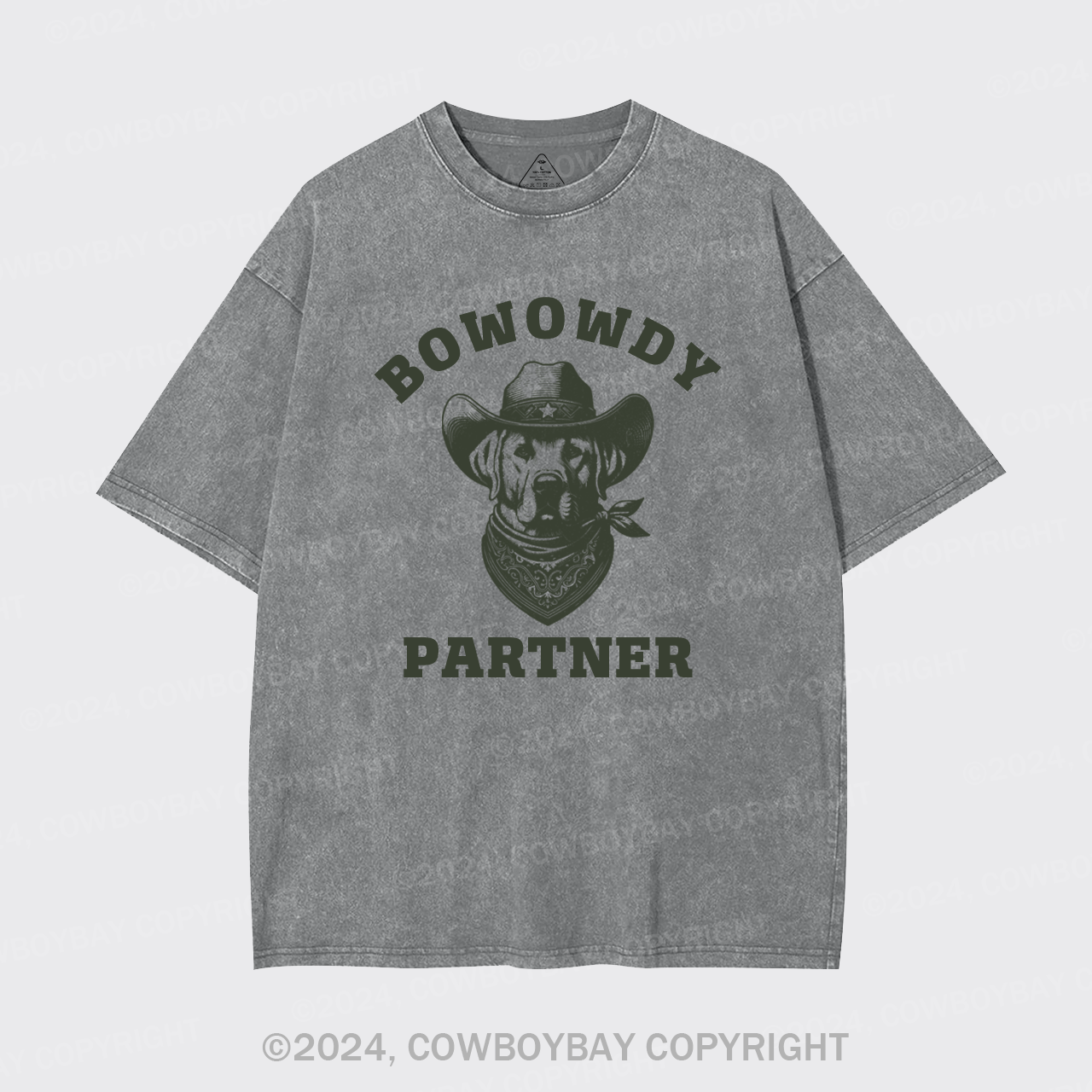 Bow-Wowdy Partner Garment-dye Tees