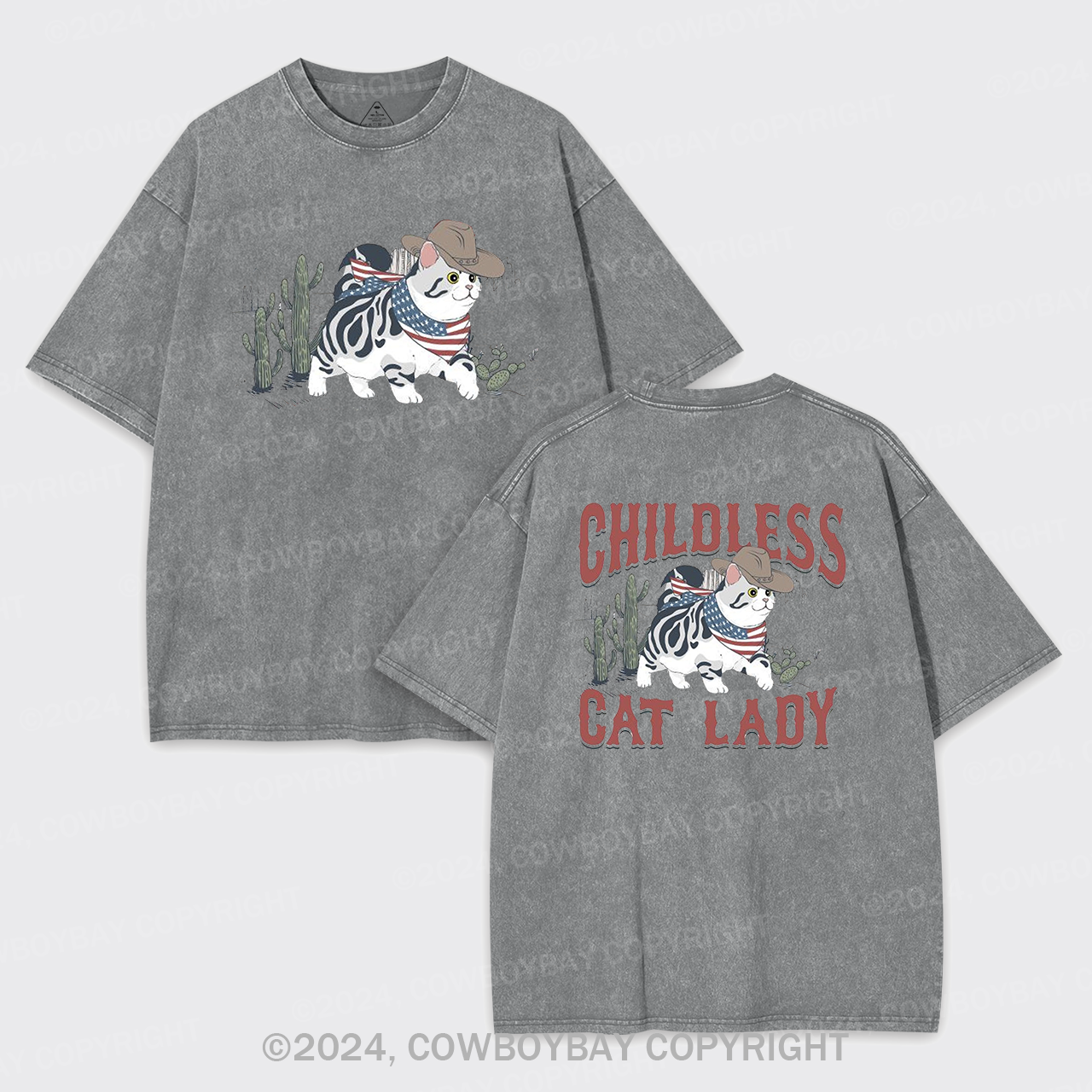 Childless Cat Lady Garment-dye Tees