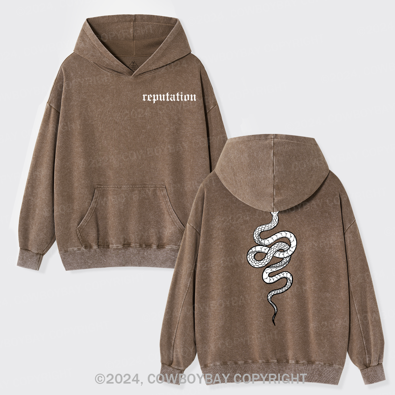 Reputation Look What You Made Me Do Garment-Dye Hoodies