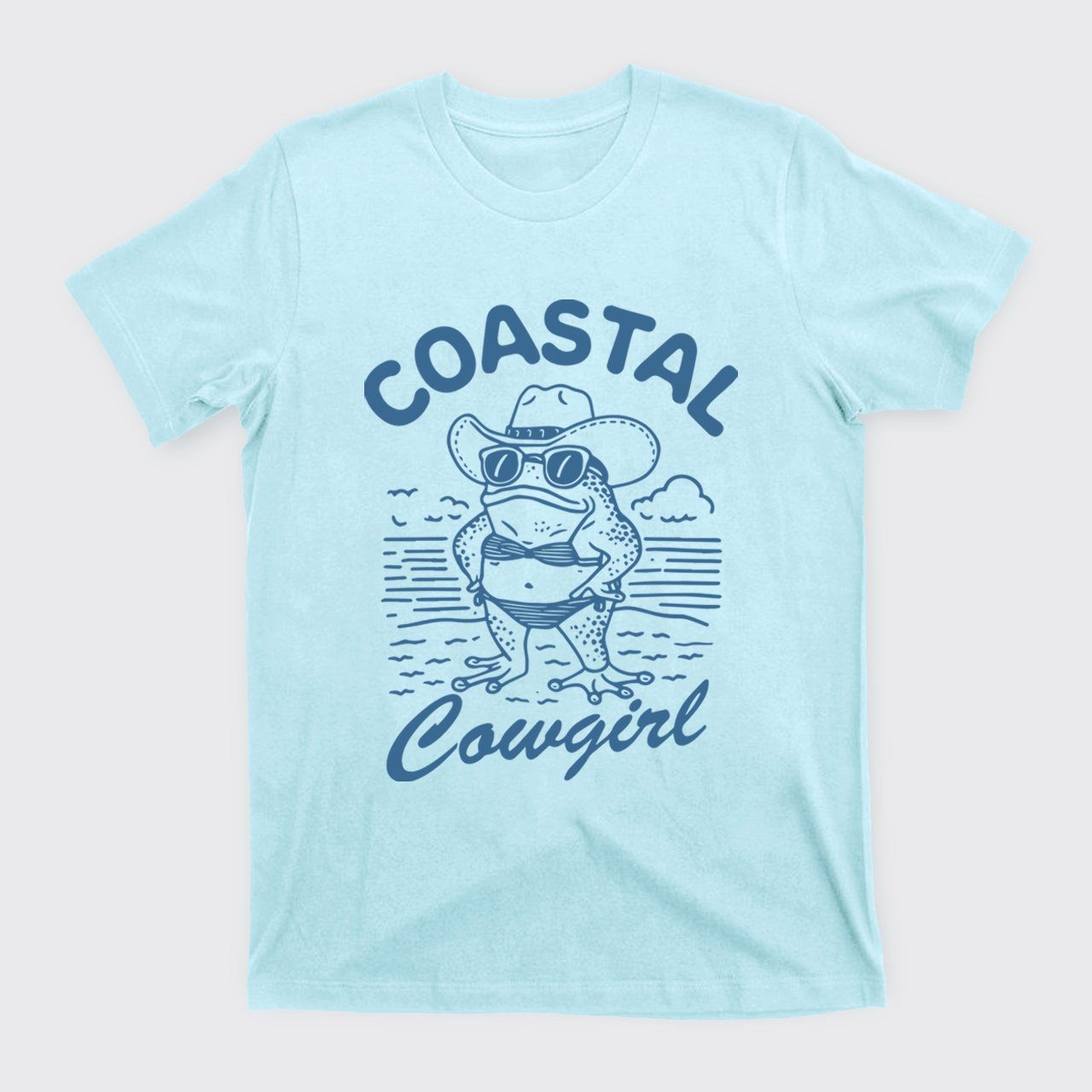 Funny Frog-Coastal Cowgirl T-Shirts
