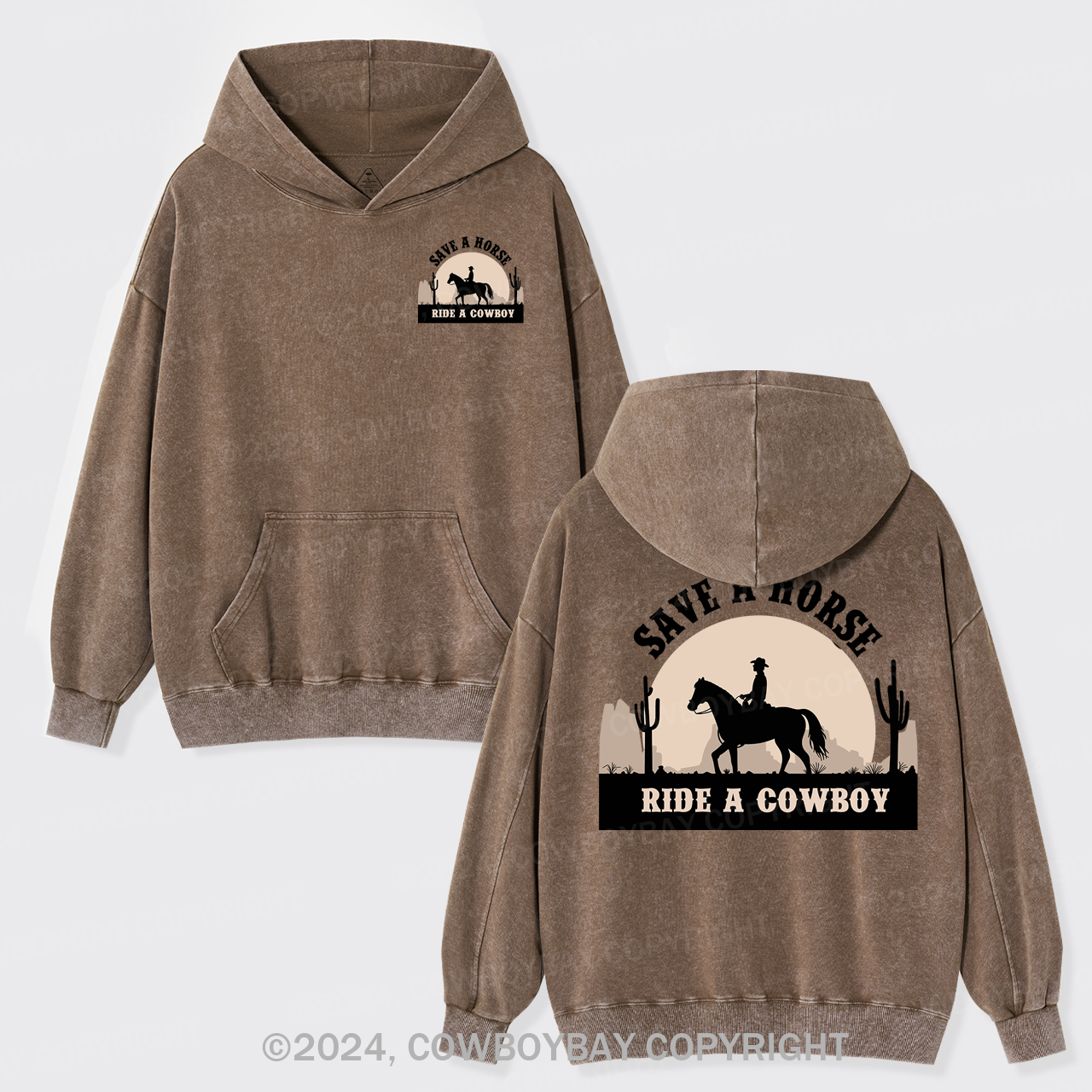 Save A Horse Ride A Cowboy Hoodies