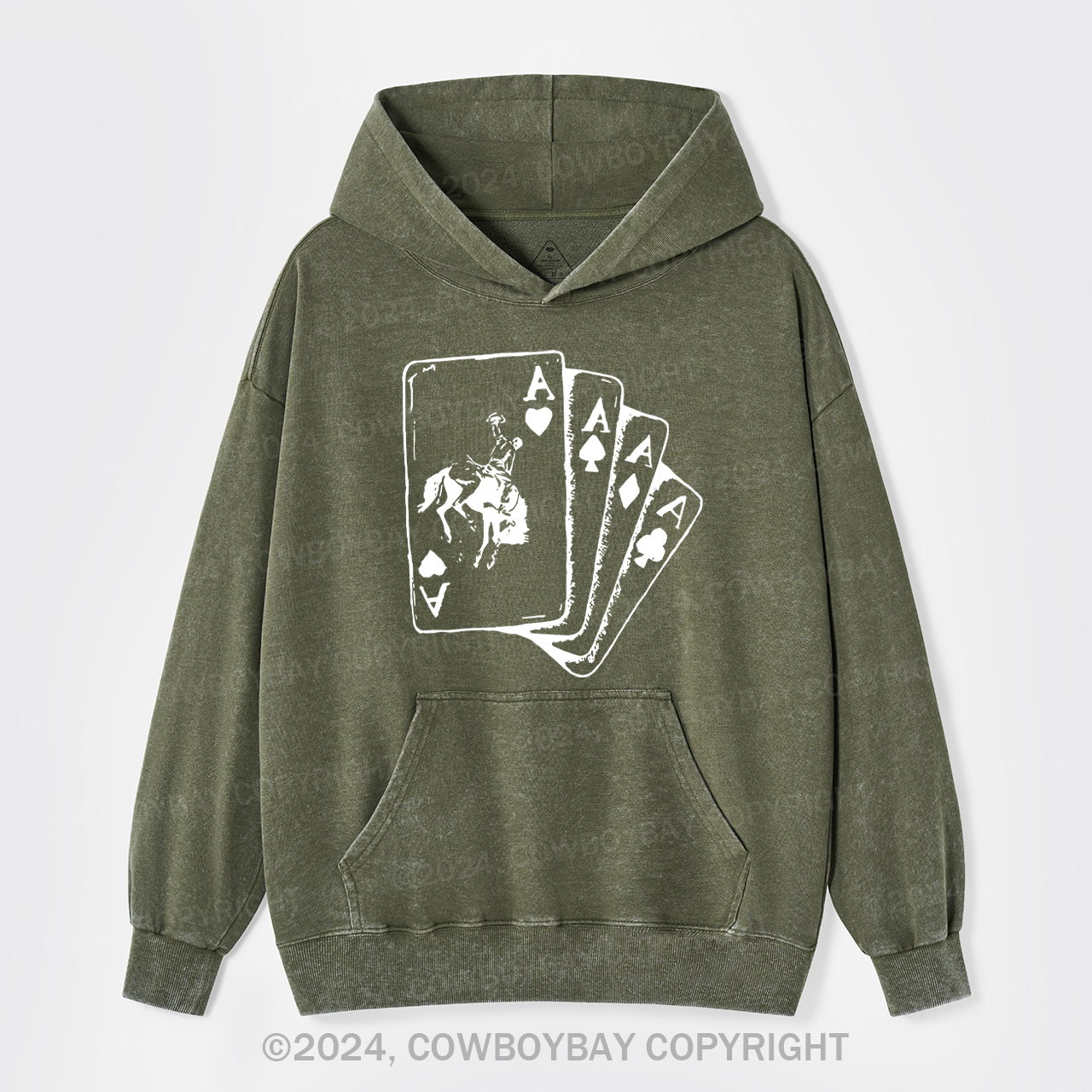 Ace  Cowboy Punchy  Garment-dye Hoodies