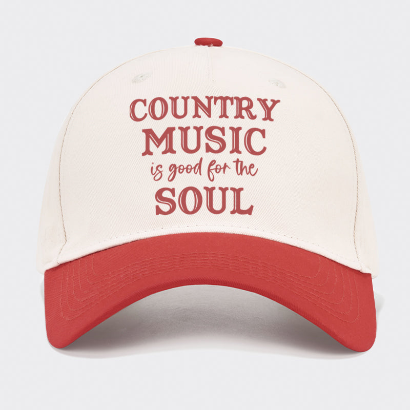 Country Music Is Good For The Soul Baseball Cap