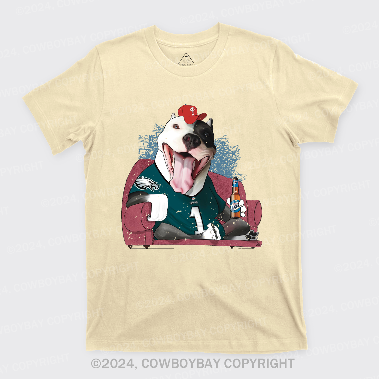 Watching Football And Drinking T-Shirts