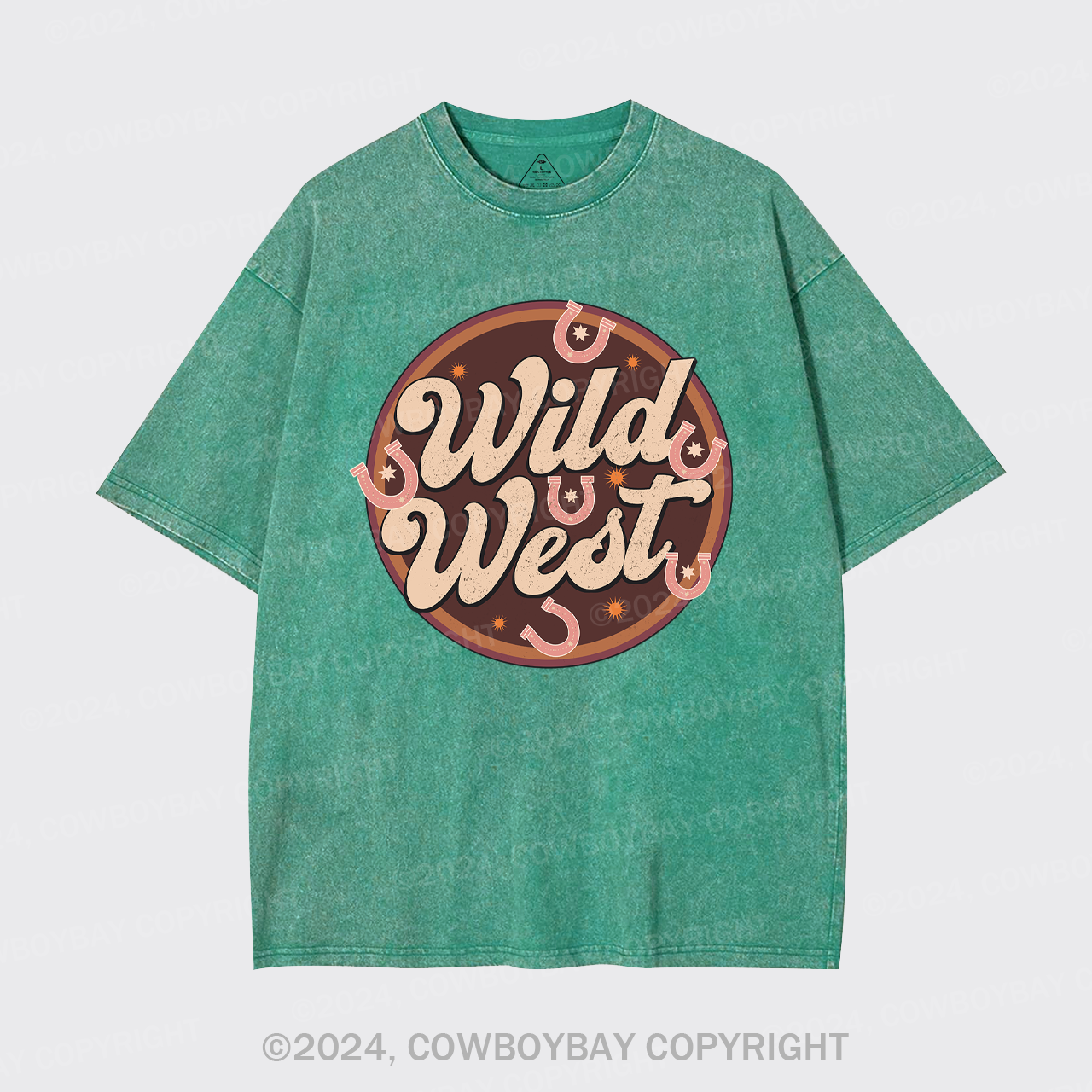 Wild West Ropes Vintage Garment-dye Tees