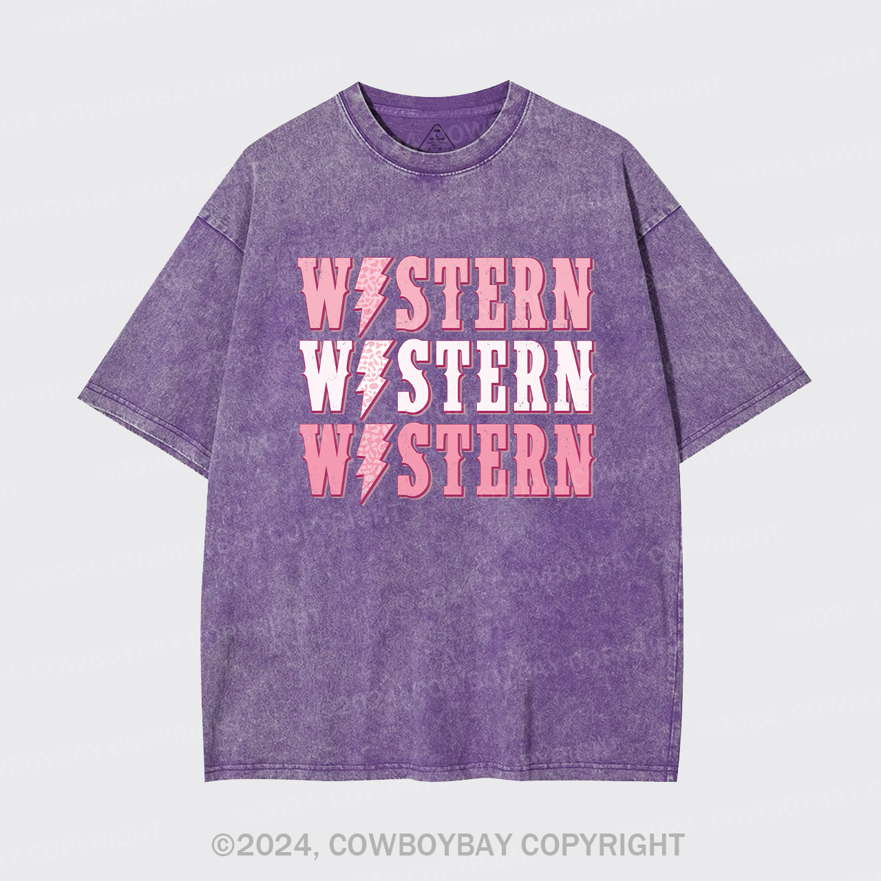 Western Lightning Cowgirl Garment-dye Tees