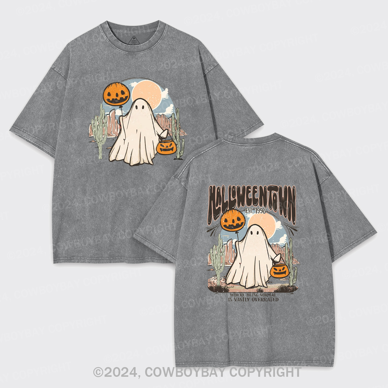 Halloweentown 1998,Where Being Normal Is Vastly Overrated Garment-dye Tees