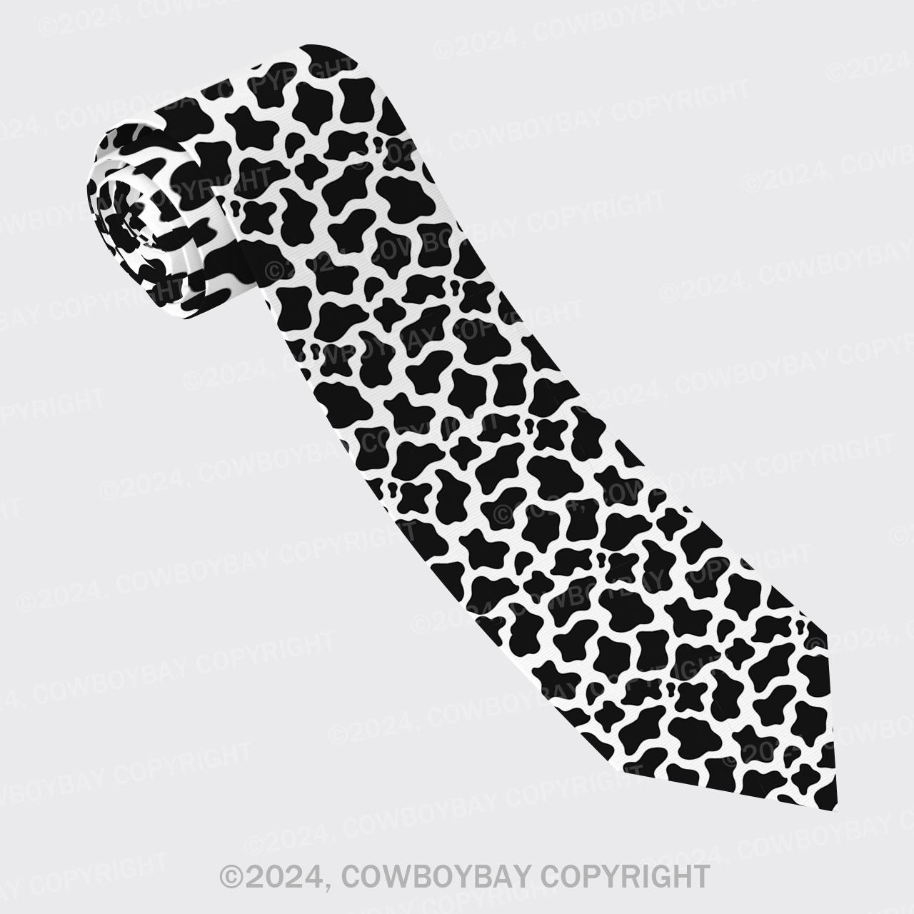 Cow Bobo Silk Necktie