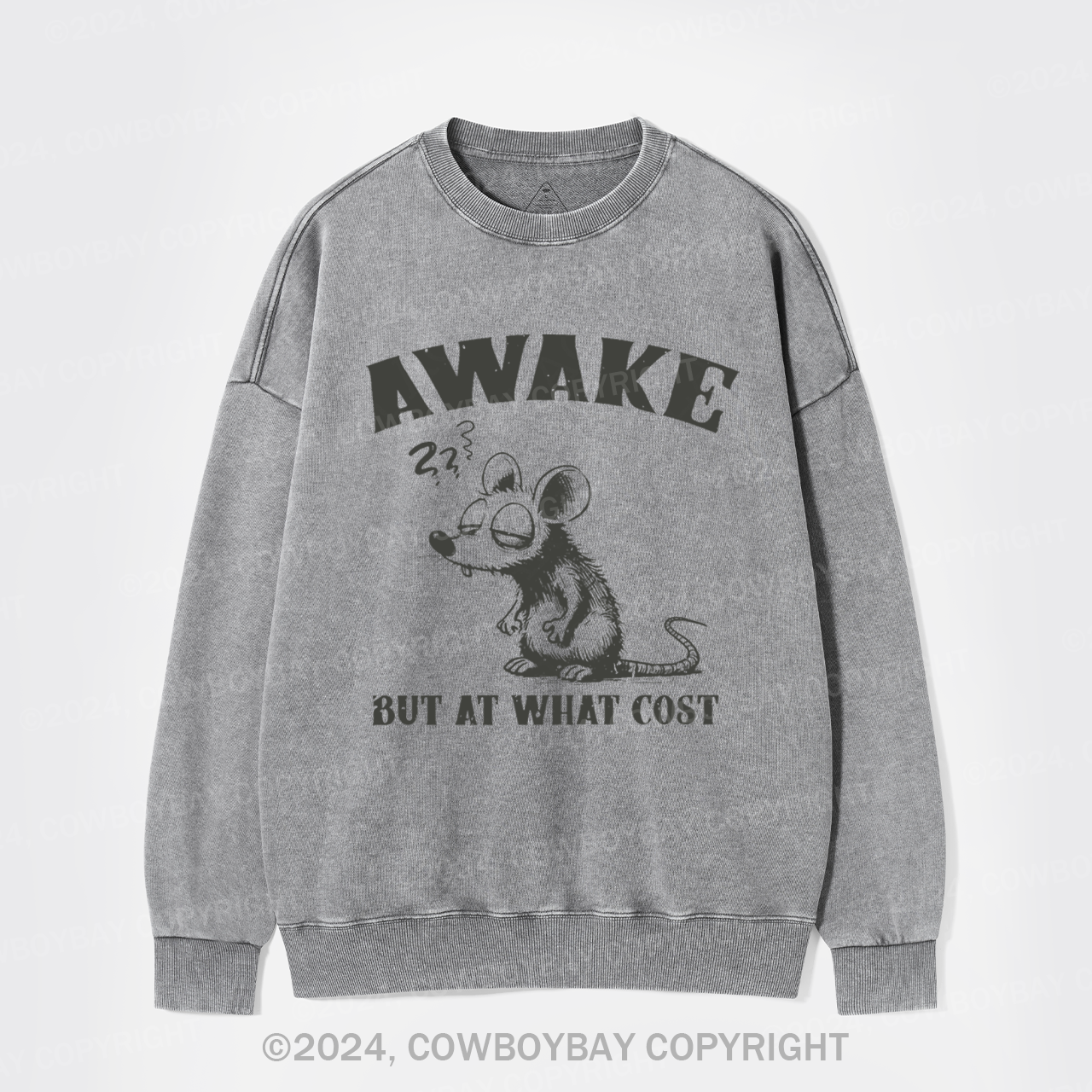 Awake But At What Cost? Washed Sweatshirts