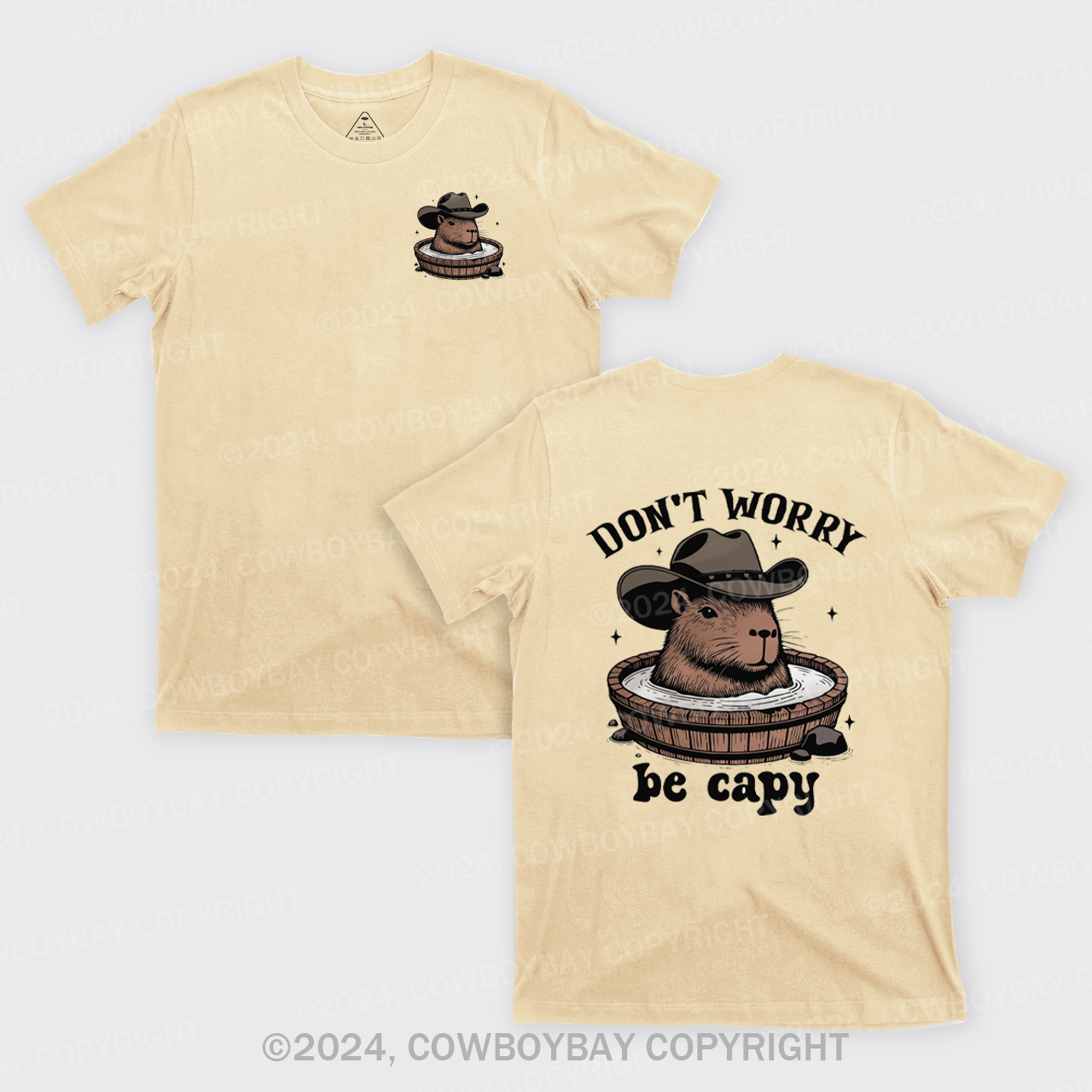Don't Worry Be Capy T-Shirts