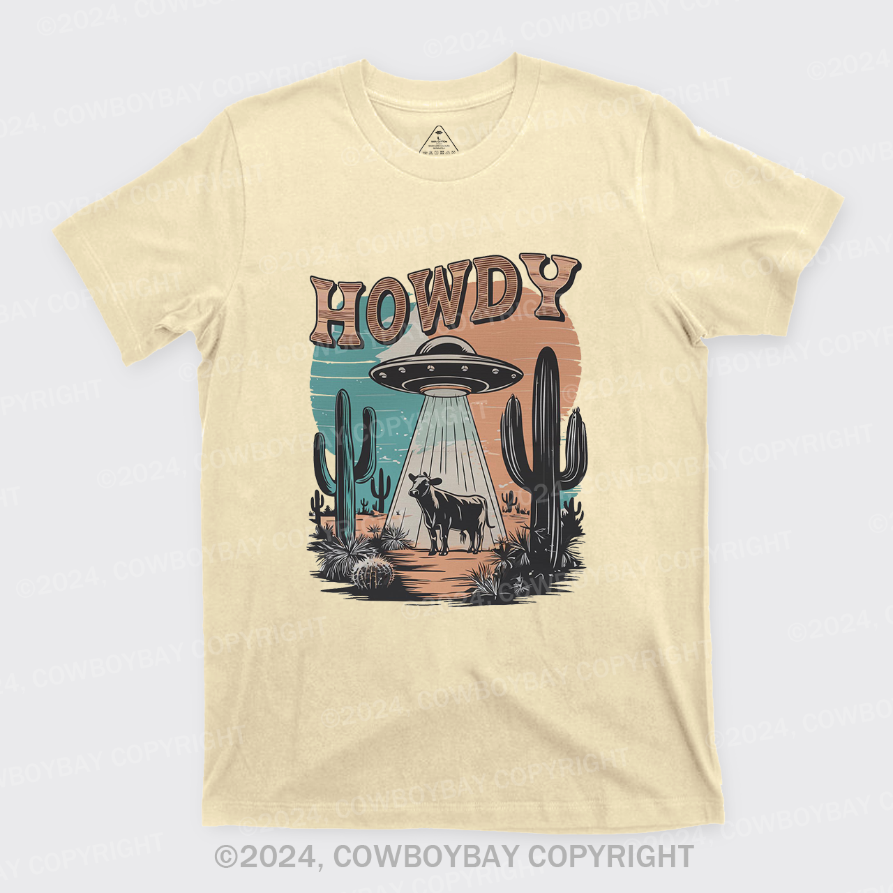 Western UFO,HOWDY T-Shirts