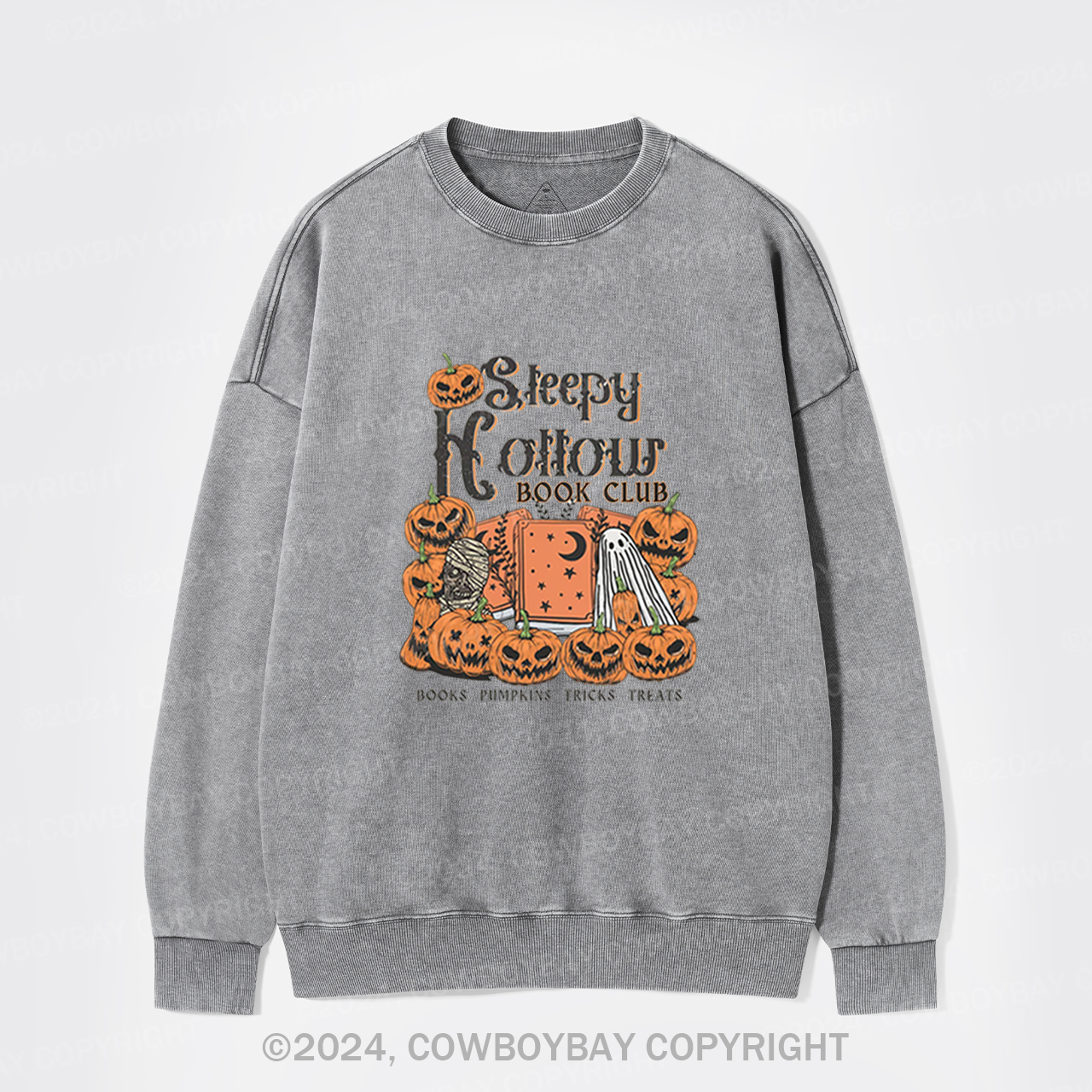 Sleepy Hollow Book Club Washed Sweatshirts