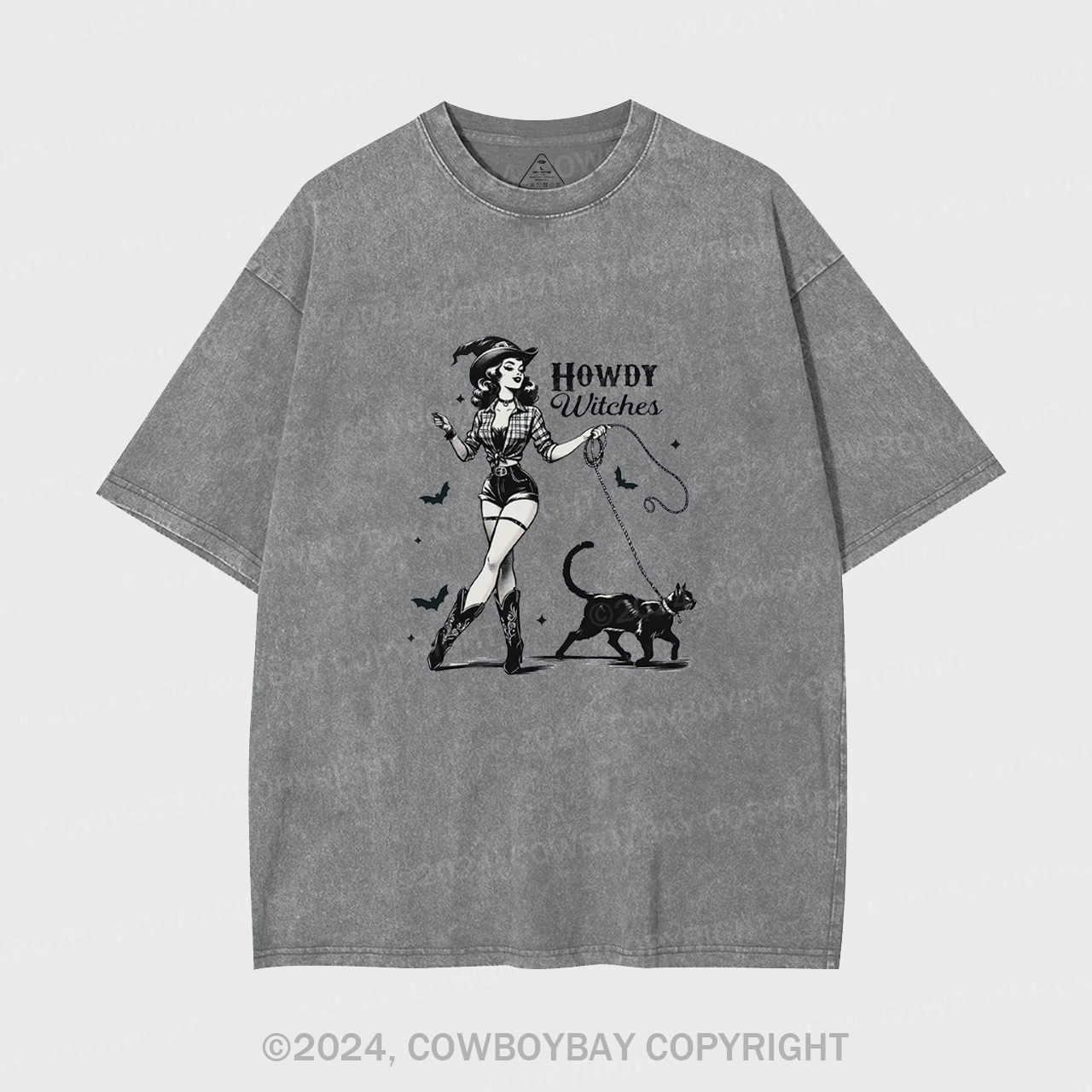 Western Cowgirl Halloween Garment-dye Tees