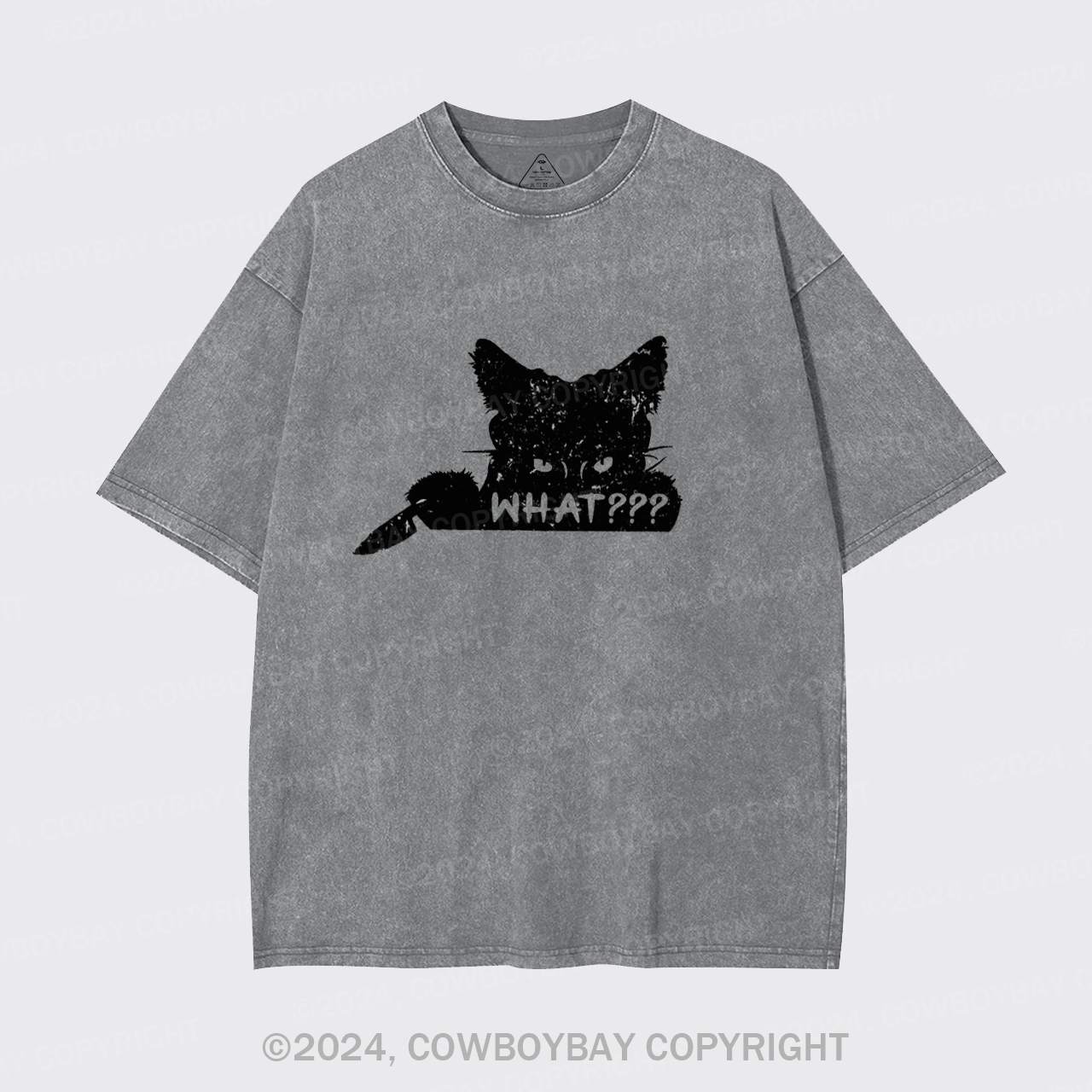 What??? Cat Halloween Garment-dye Tees