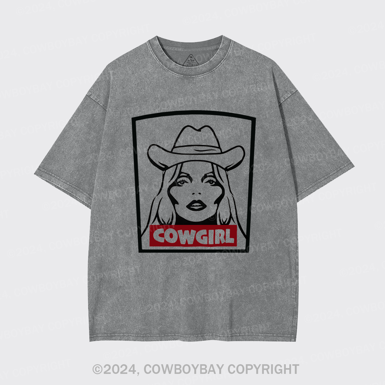 Cowgirl 90's Vintage Music Garment-dye Tees