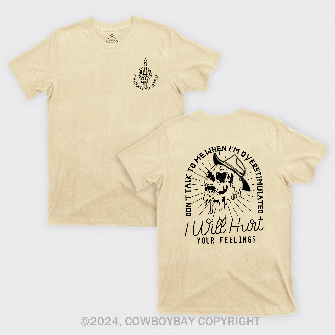 Don't Talk To Me When I'm Overstimulated T-Shirts