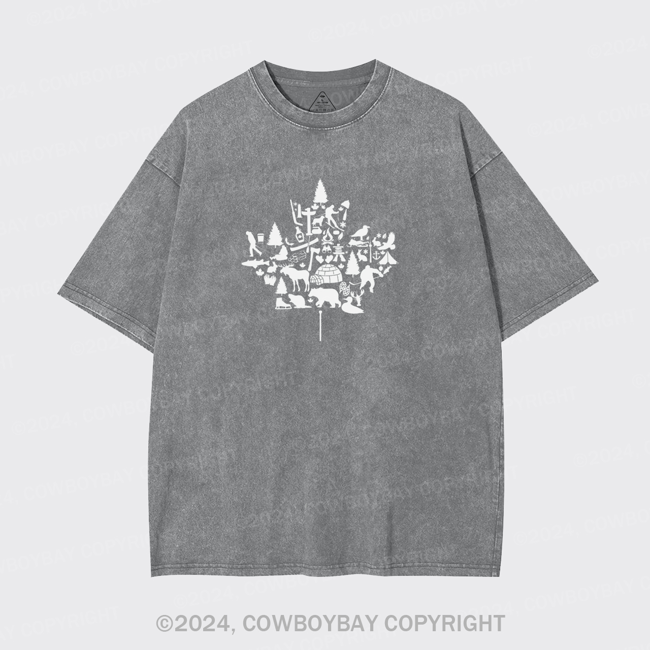 Canada Maple Leaf Garment-dye Tees