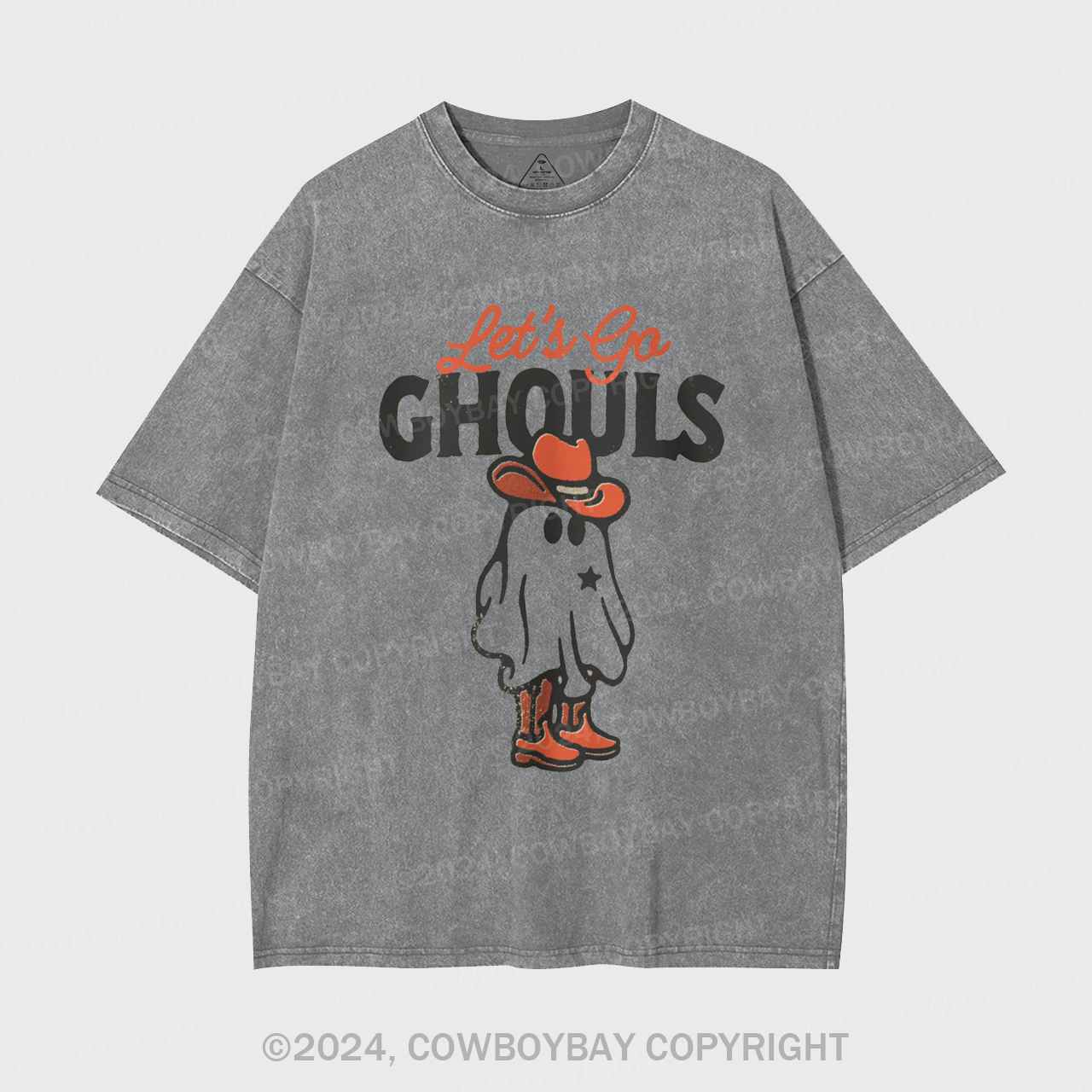 Let's Go Ghouls Crewneck Garment-dye Tees