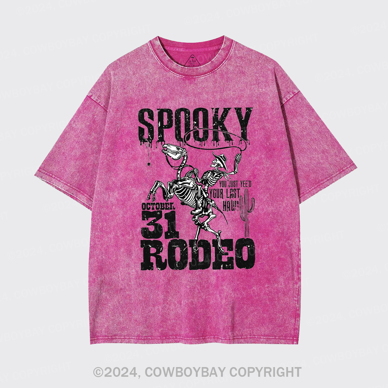Retro Spooky Rodeo Garment-dye Tees