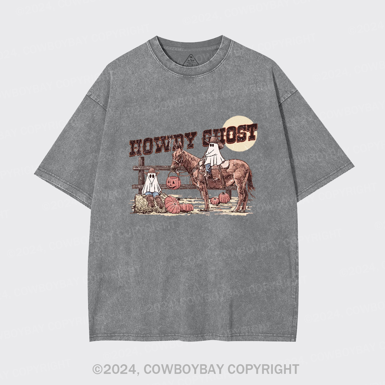 Howdy Ghost Garment-dye Tees