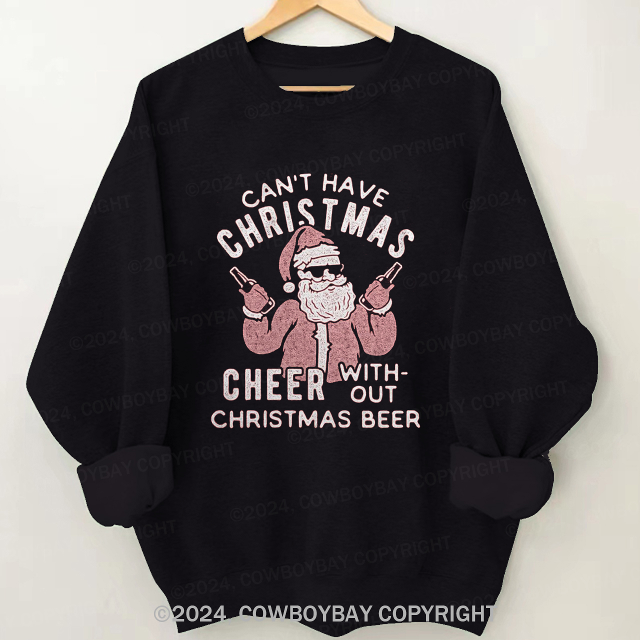 Can't Have Christmas Cheer Without Christmas Beer Sweatshirt