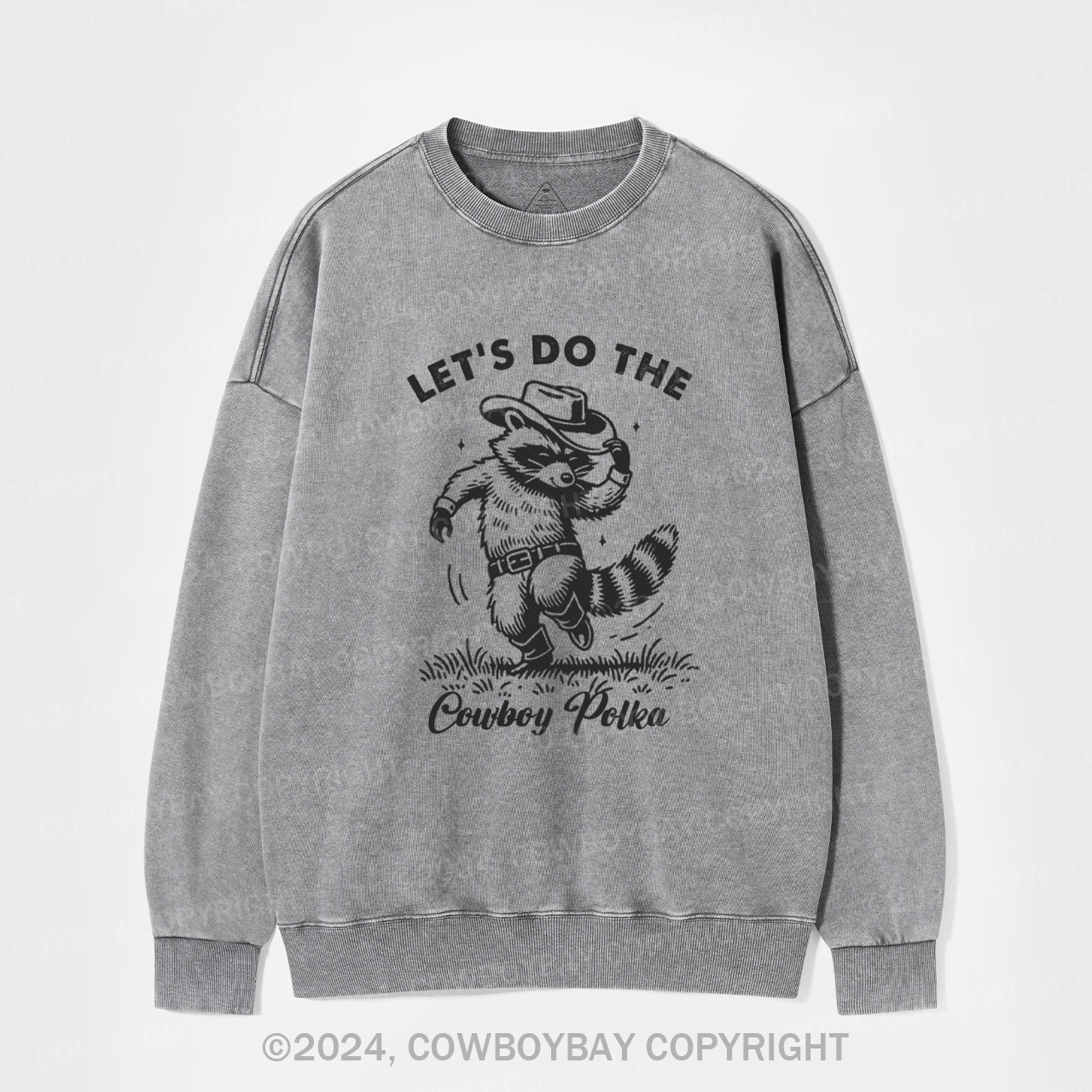 Let's Do The Cowboy Polka Washed Sweatshirts