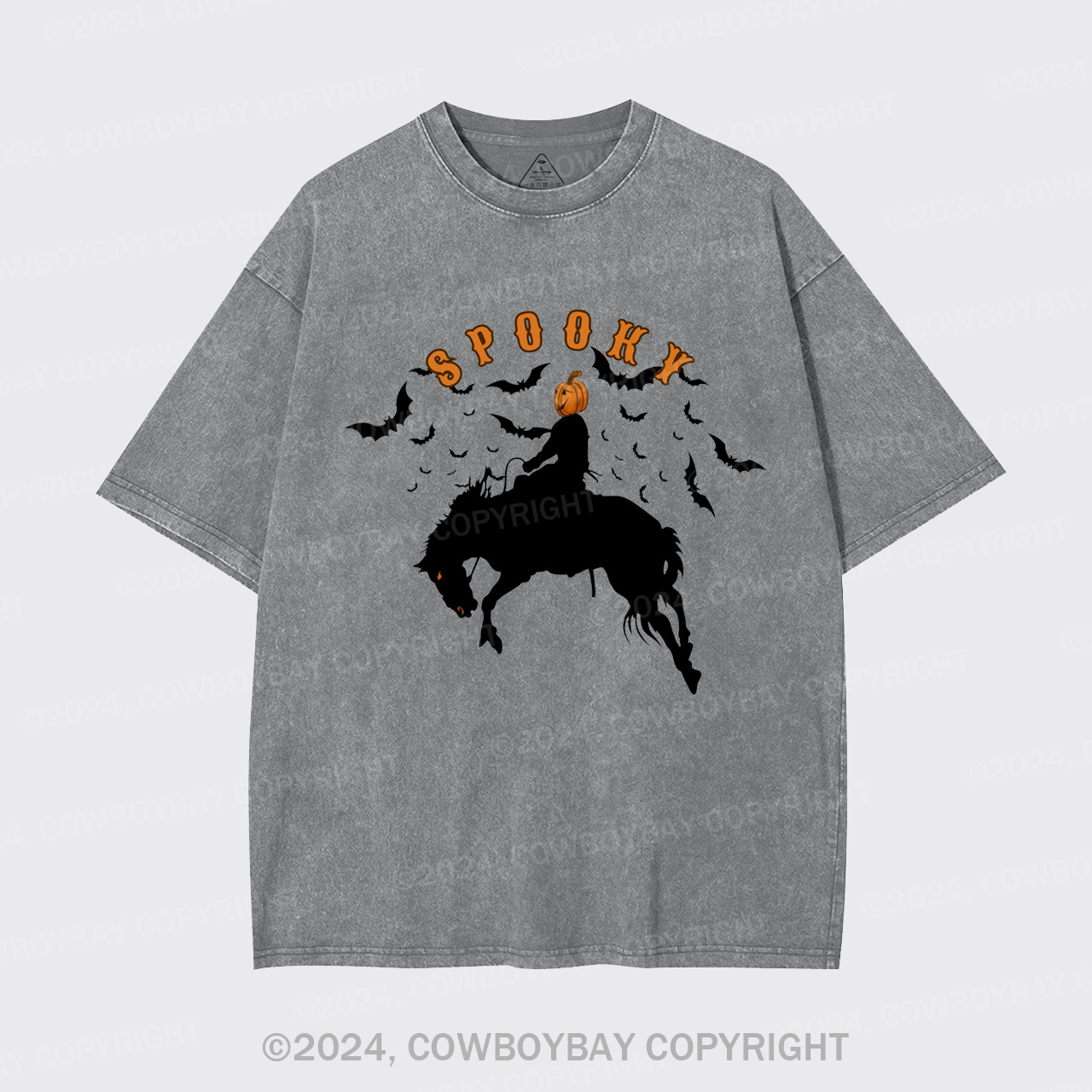 Spooky Bronc Garment-dye Tees