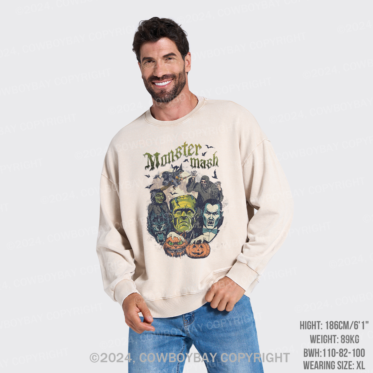 Monster Mash Washed Sweatshirts