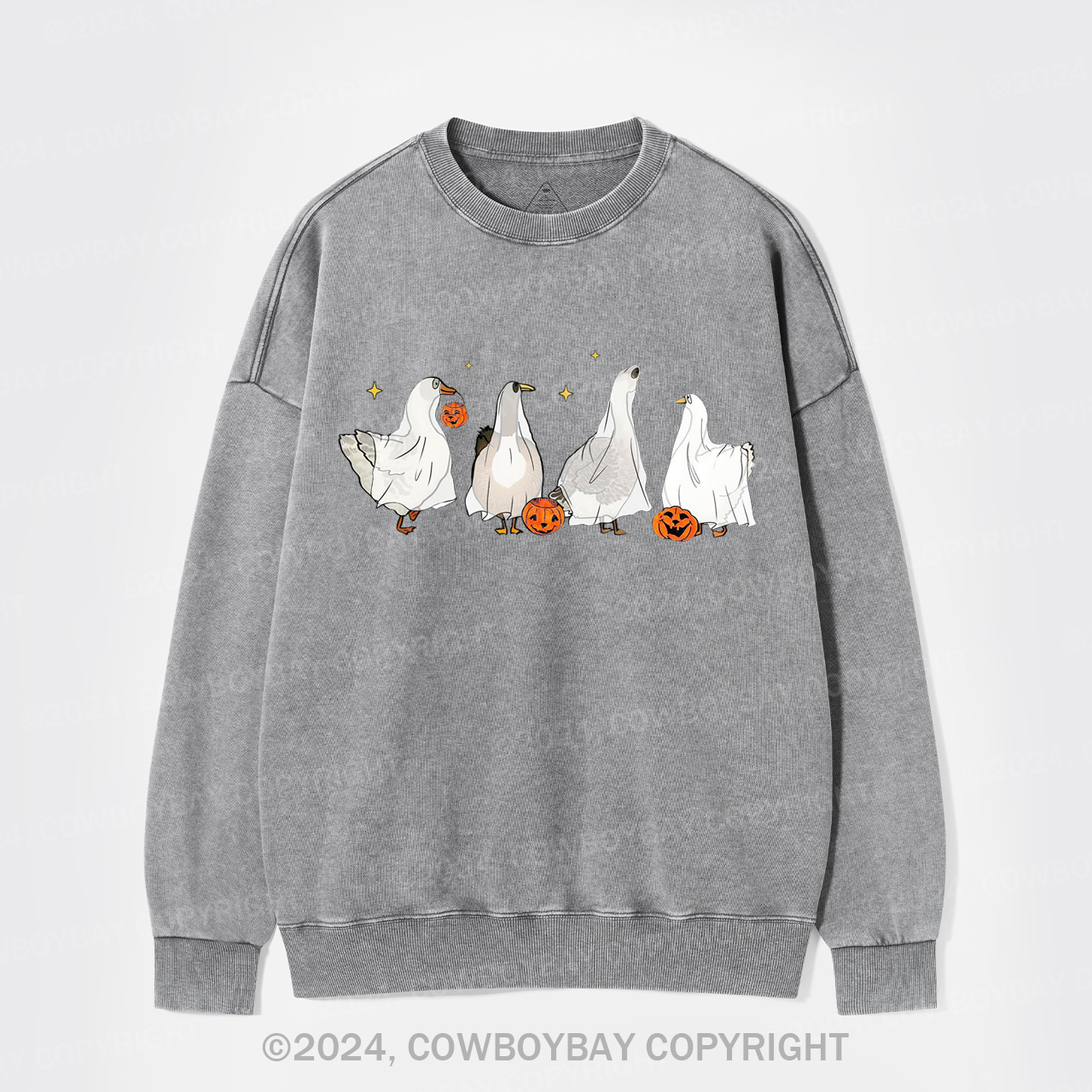 Halloween Ghost Ducks Sweatshirts