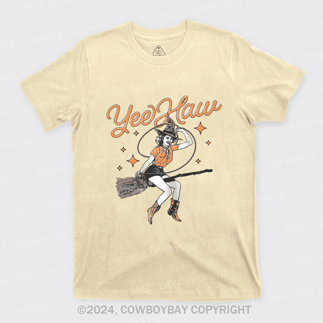 Yee Haw Vintage Halloween Cowgirl Witch T-Shirts