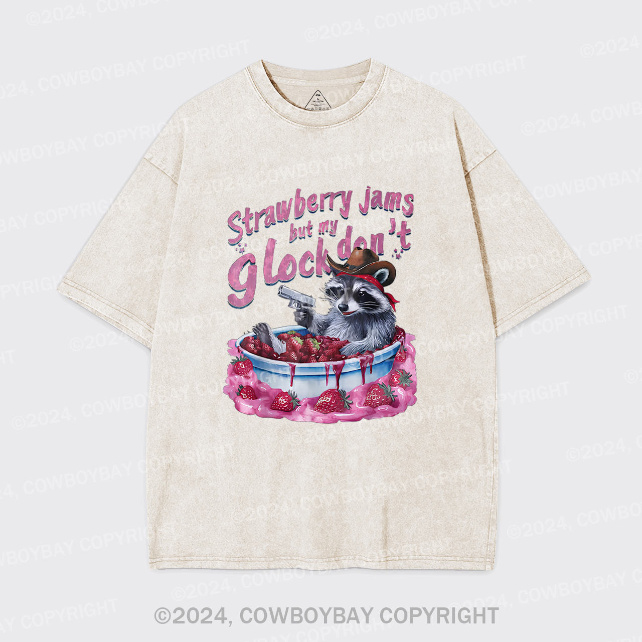 Let's Soak In The Strawberry Bath Garment-dye Tees