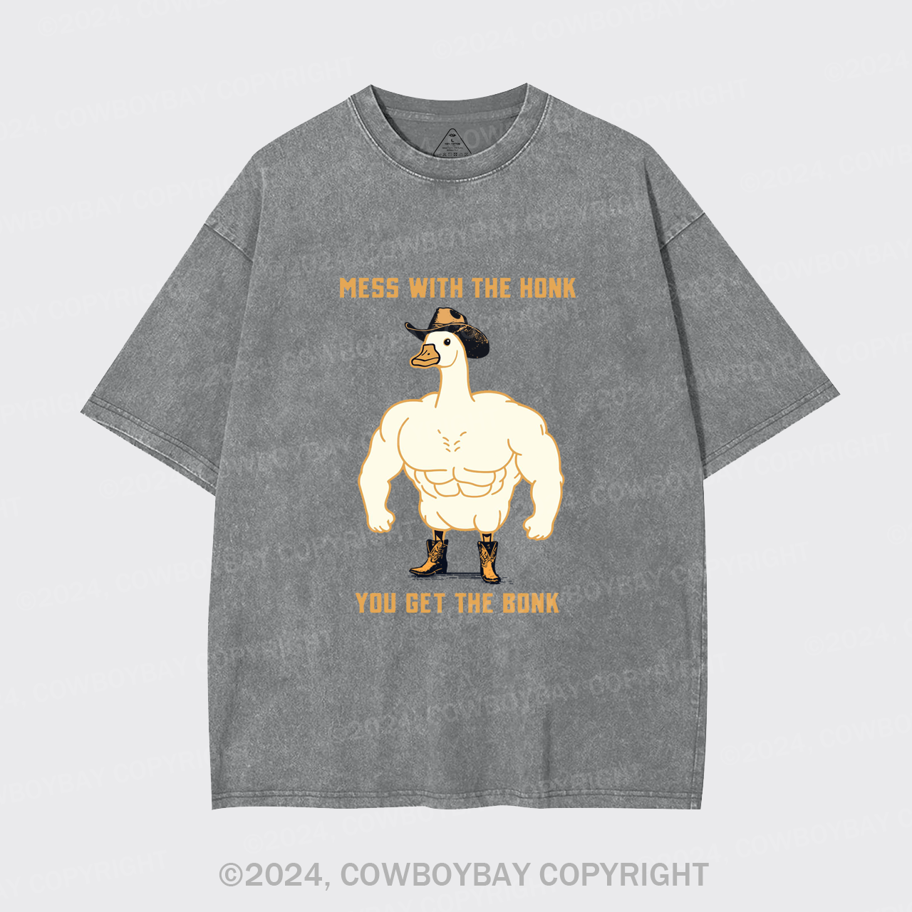 Mess with the Honk You Get the Bonk Garment-dye Tees