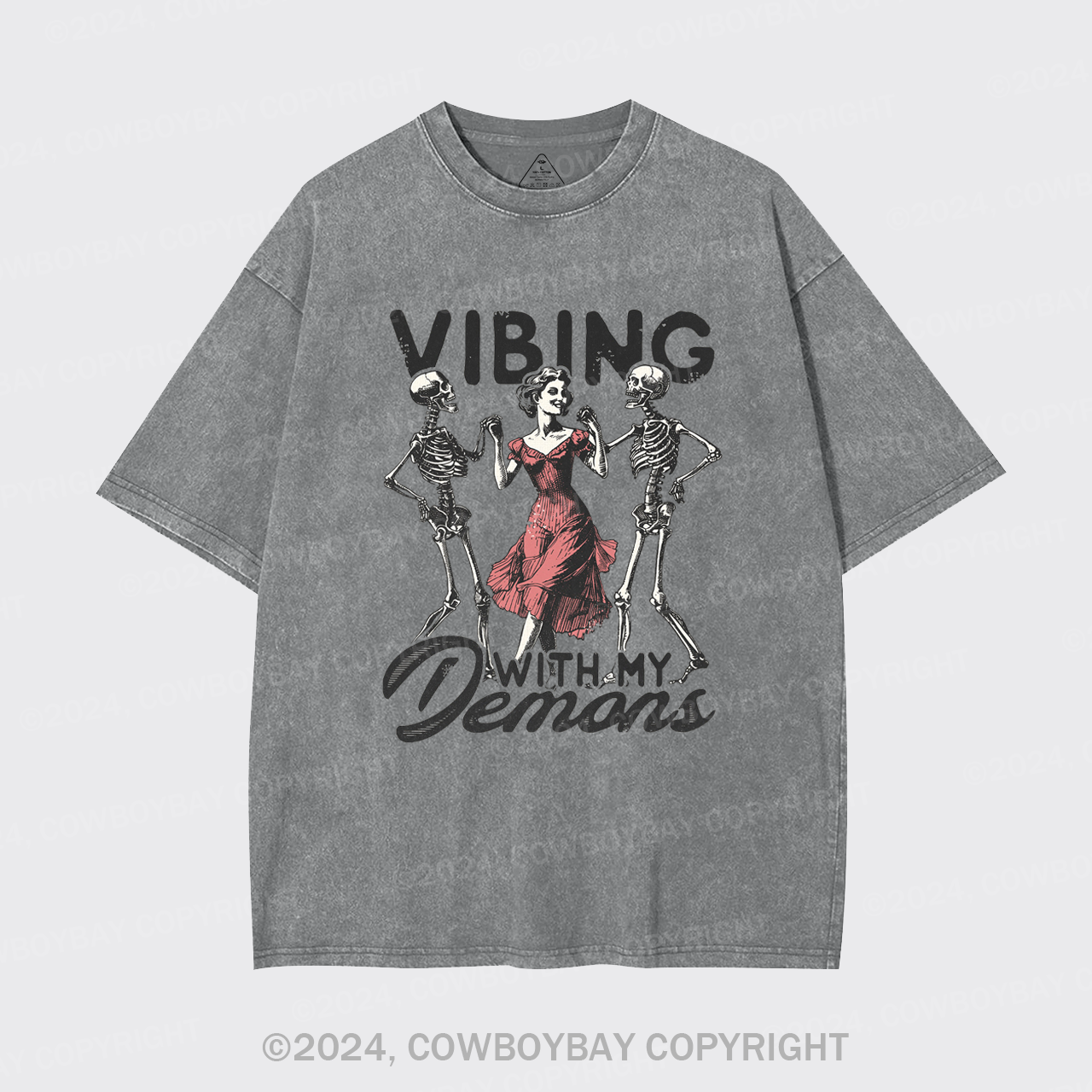 Vibing With My Demons Garment-dye Tees