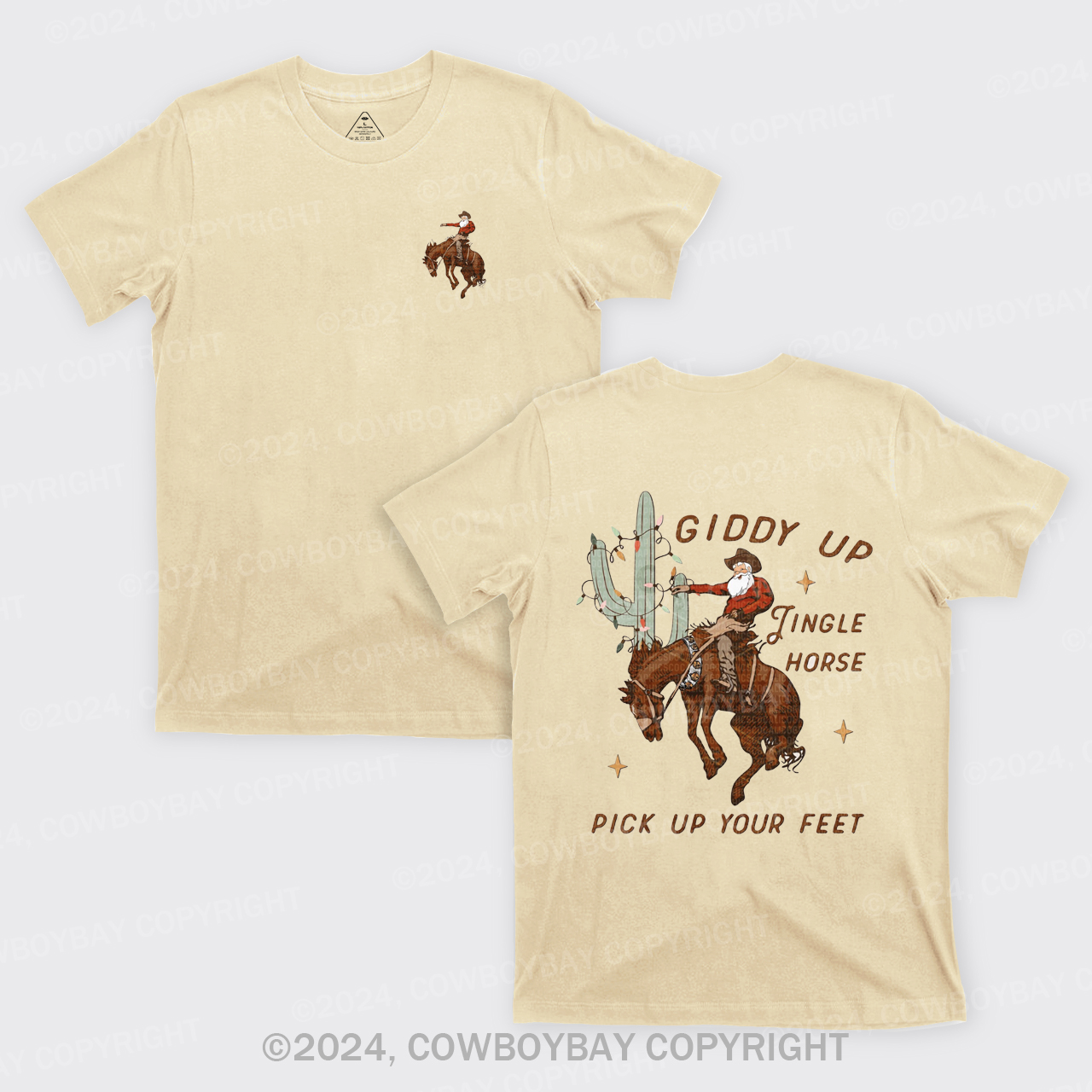 Giddy Up Jingle Horse Christmas T-Shirts