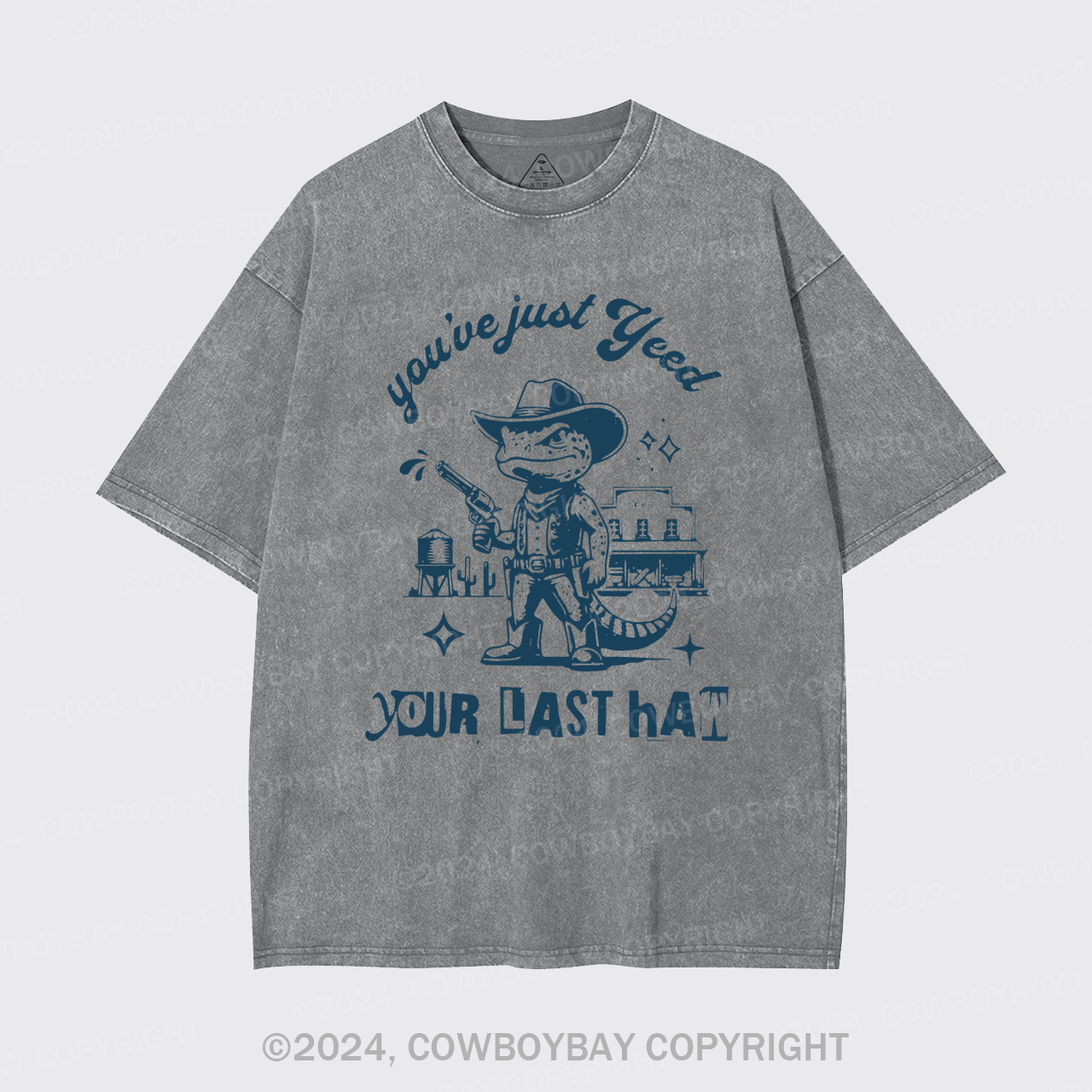 Your Last Haw Cowboy Frog Garment-dye Tees
