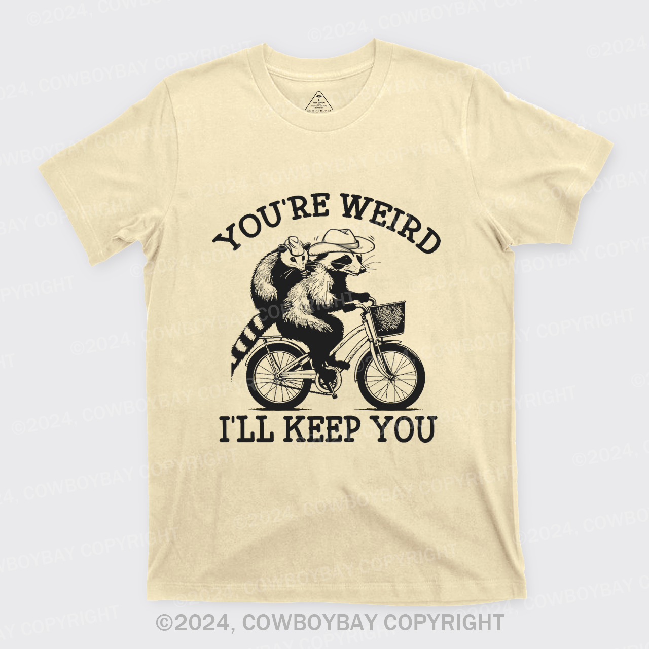 Raccoon and Possum Cycle Riding T-Shirts