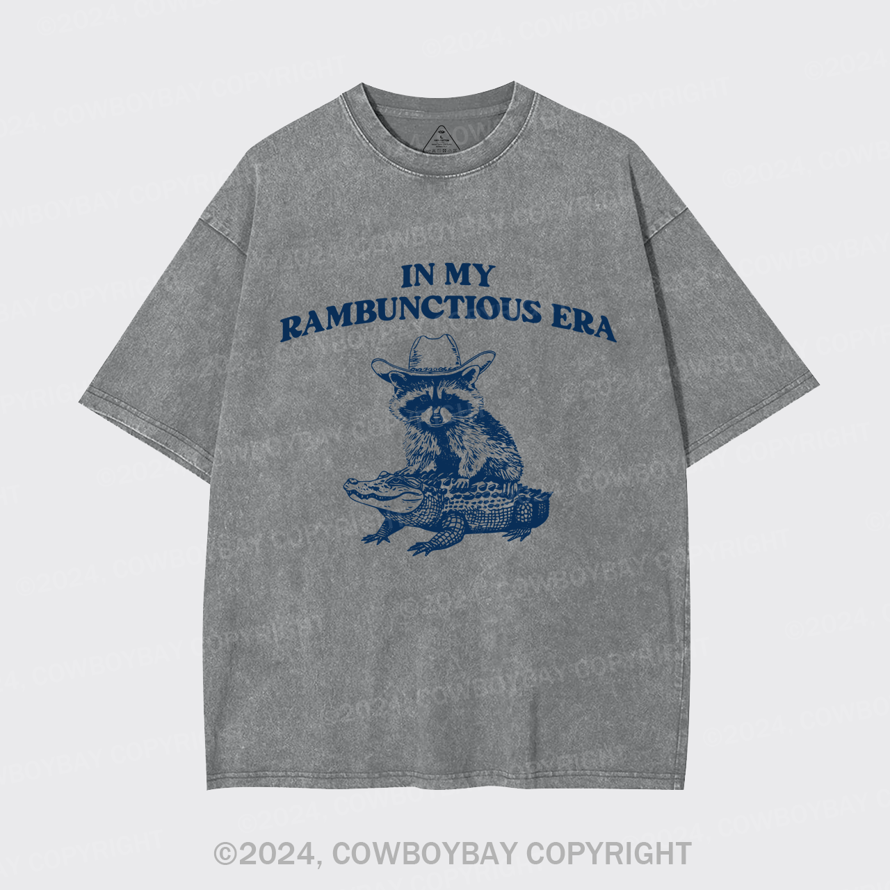 In My Rambunctious Era Racoon Garment-dye Tees