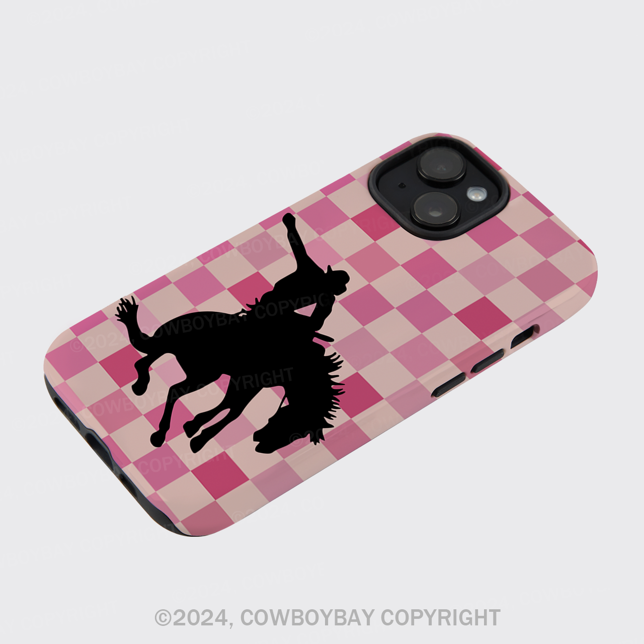 Cowboy in Arena Phone Case