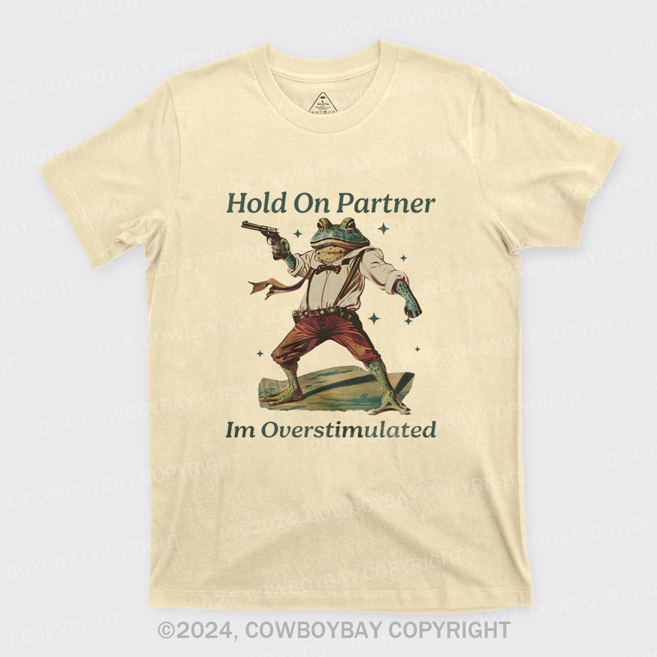Hold On Partner Im Overstimulated T-Shirts