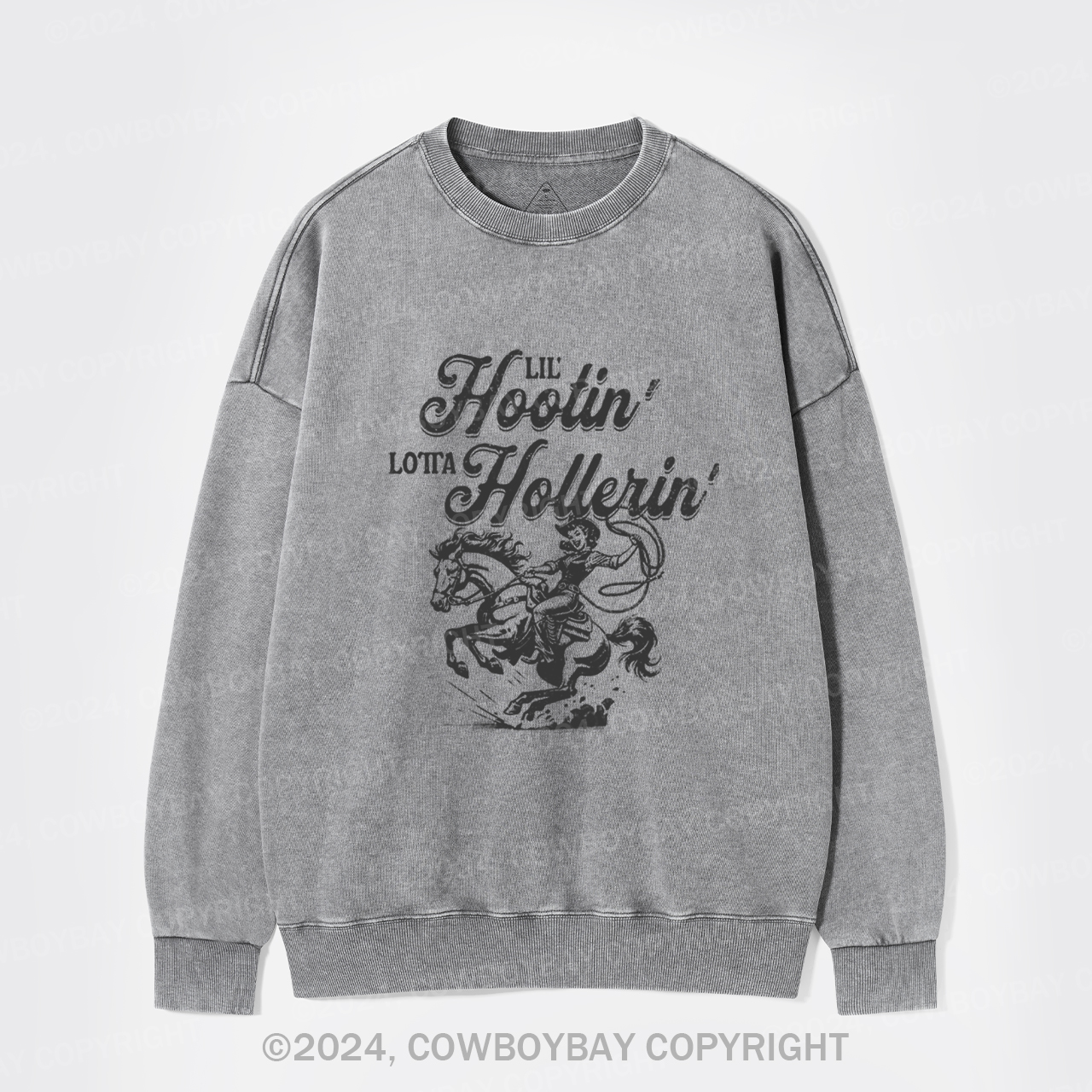 Hootin' Leads To Hollerin' Washed Sweatshirts