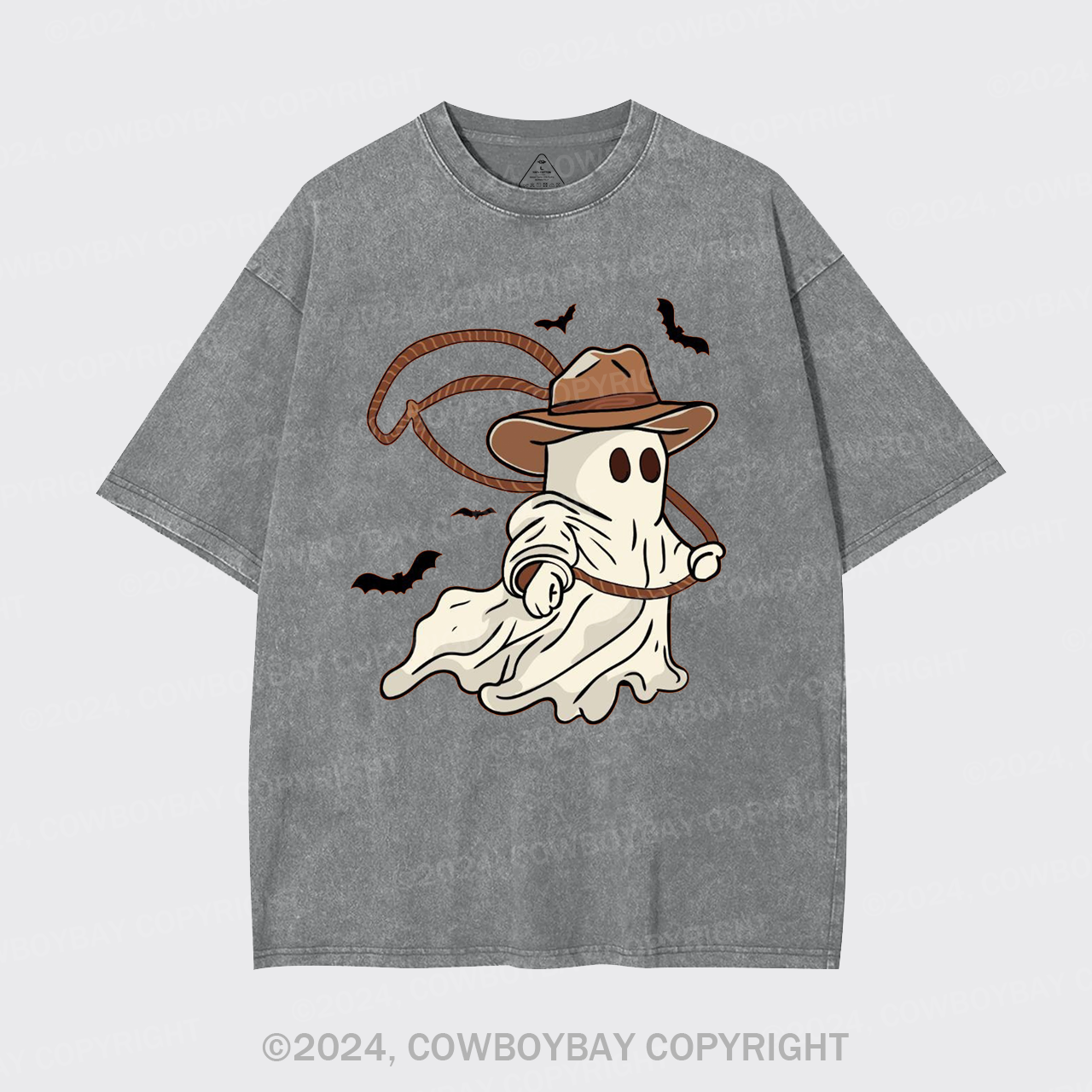 Ghost Cowboy Lasso Garment-dye Tees