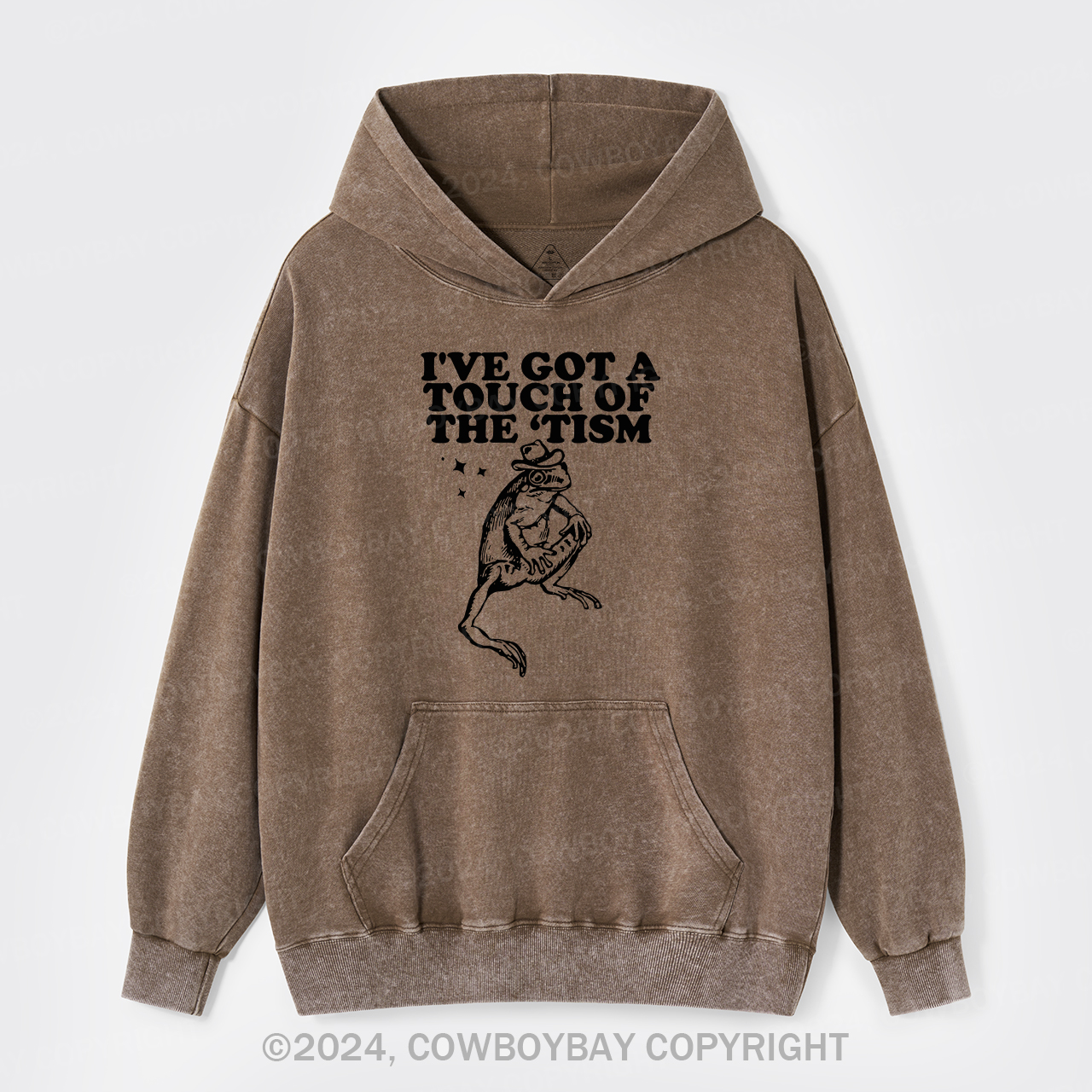 I've Got A Touch Of The Tism Garment-Dye Hoodies