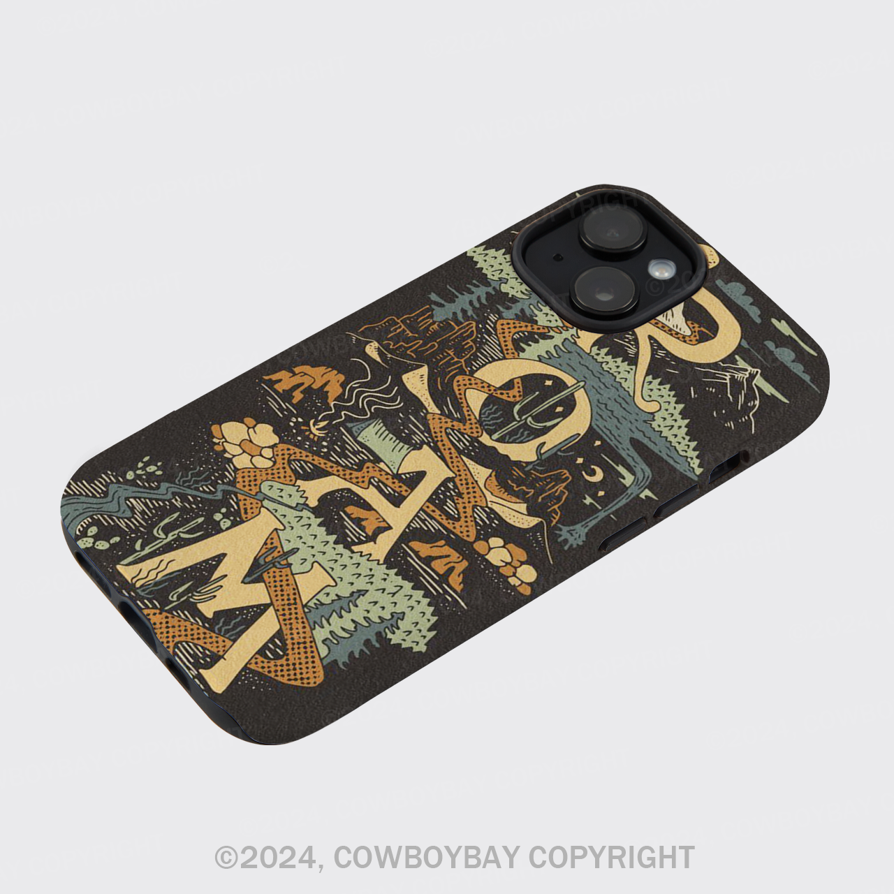 Vintage Cowboy Roam Phone Case